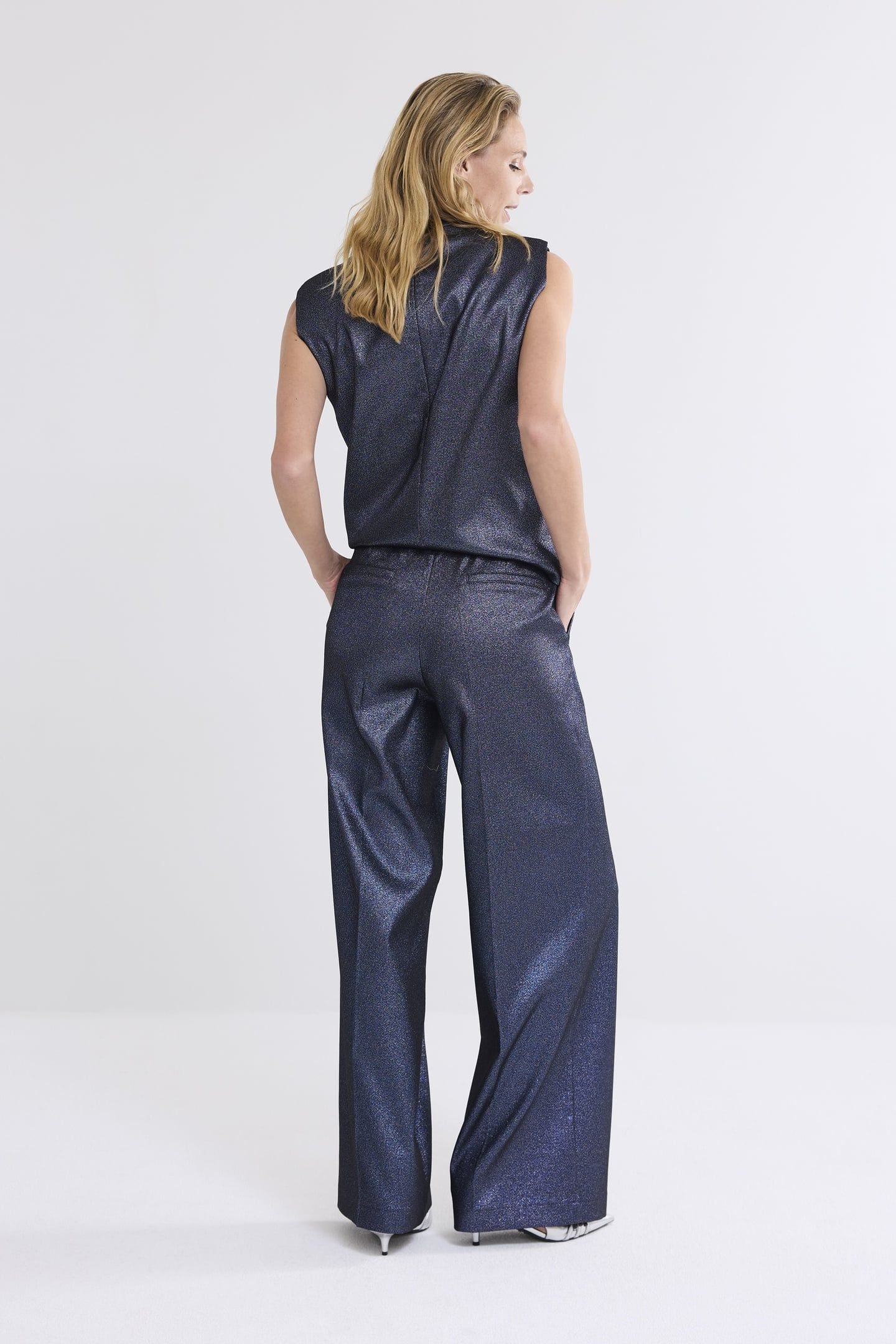 TROUSERS GLITTER ROYAL BLUE 1