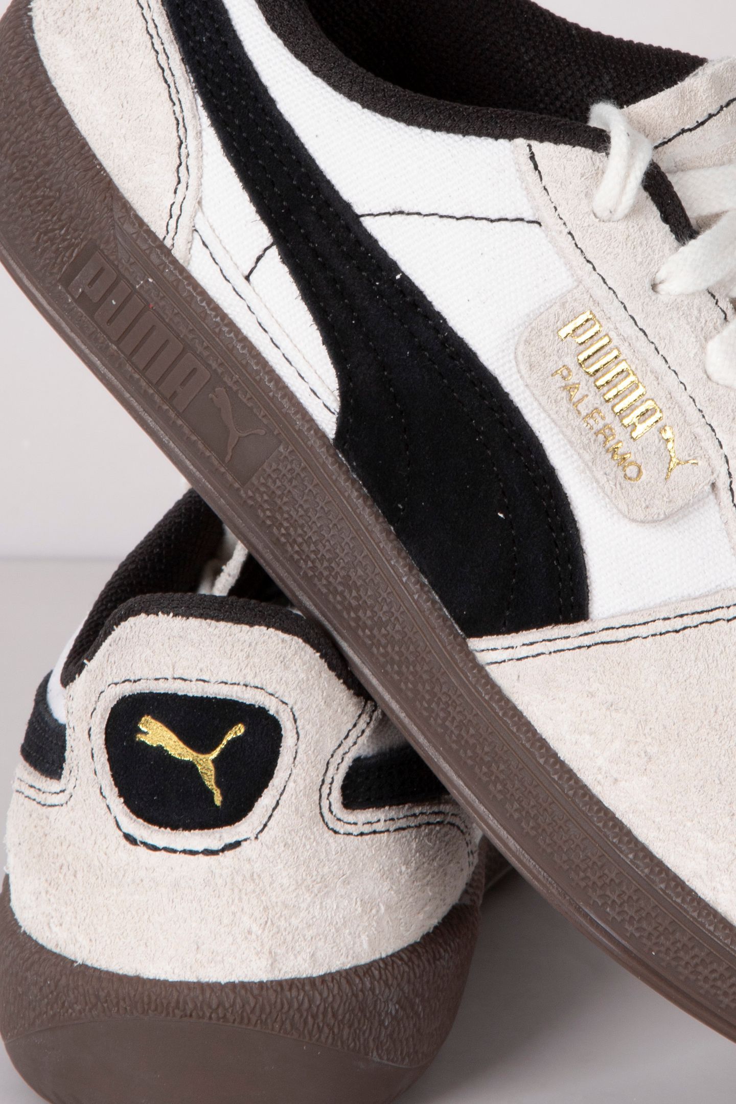 UNISEX PALERMO VINTAGE JUNIOR FROSTED IVORY-BLACK-GOLD 2