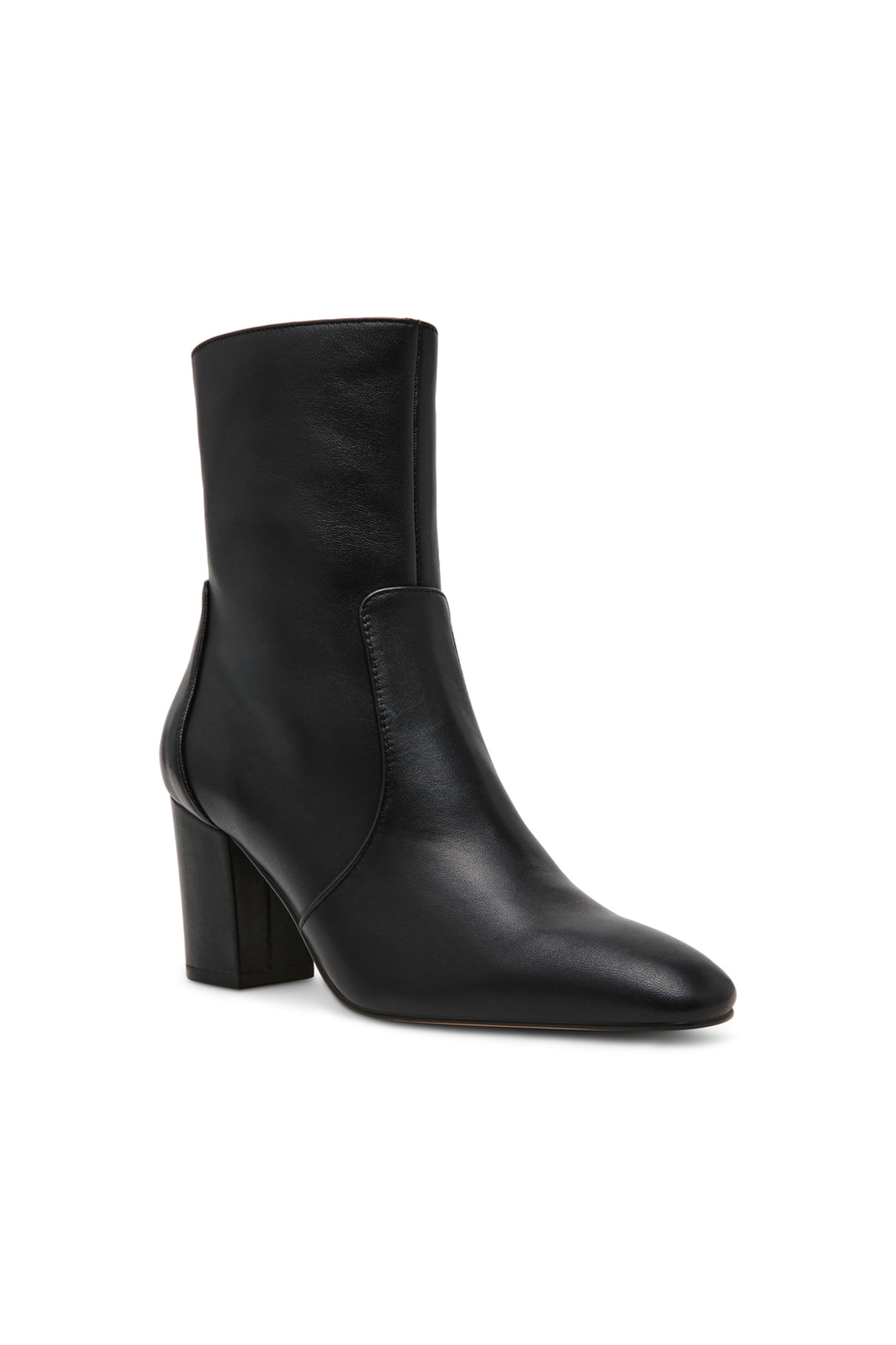 CROSSBAR BOOTIES BLACK LEATHER 3