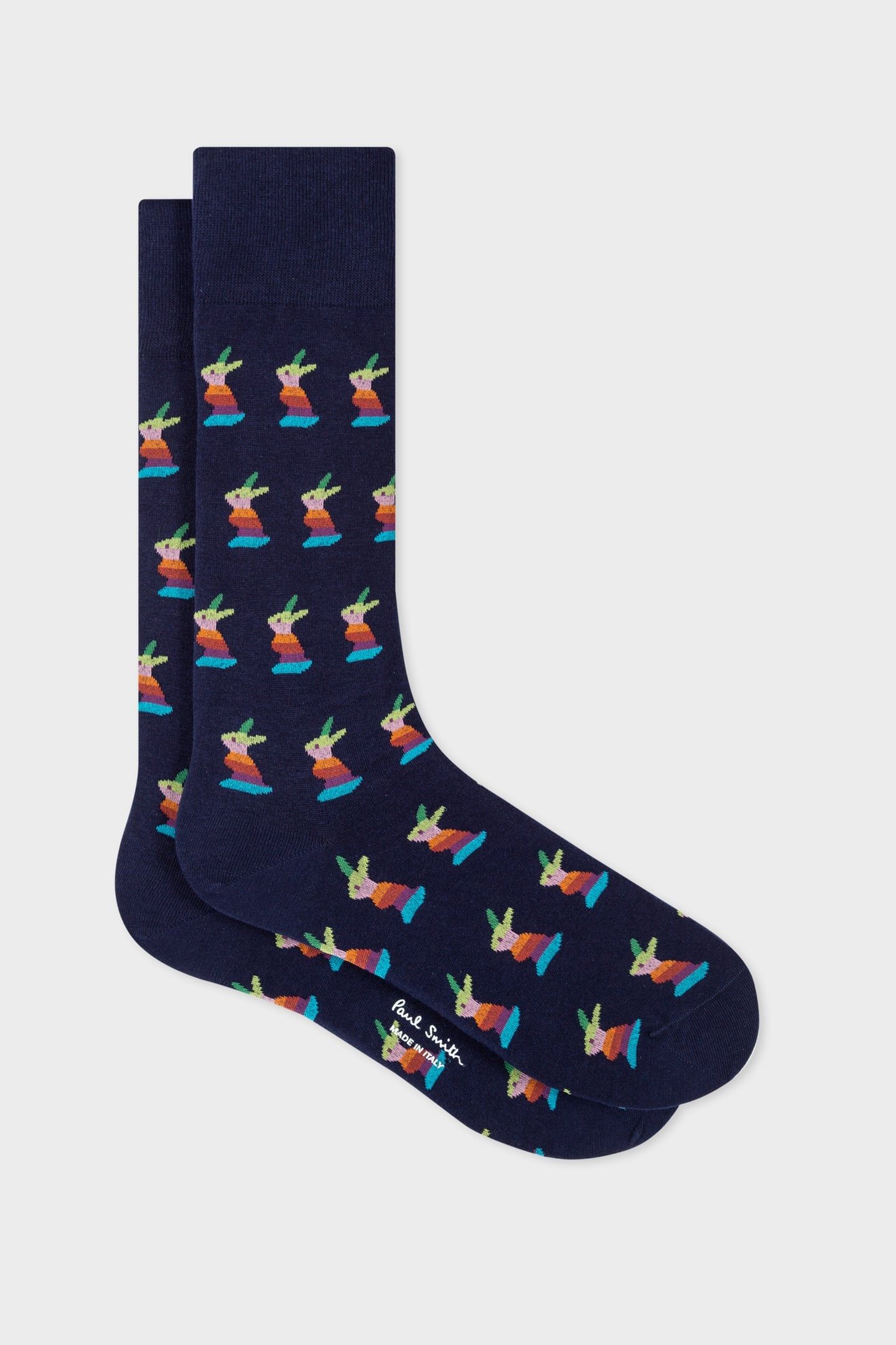 MEN SOCK RICHIE RABB NAVY 4