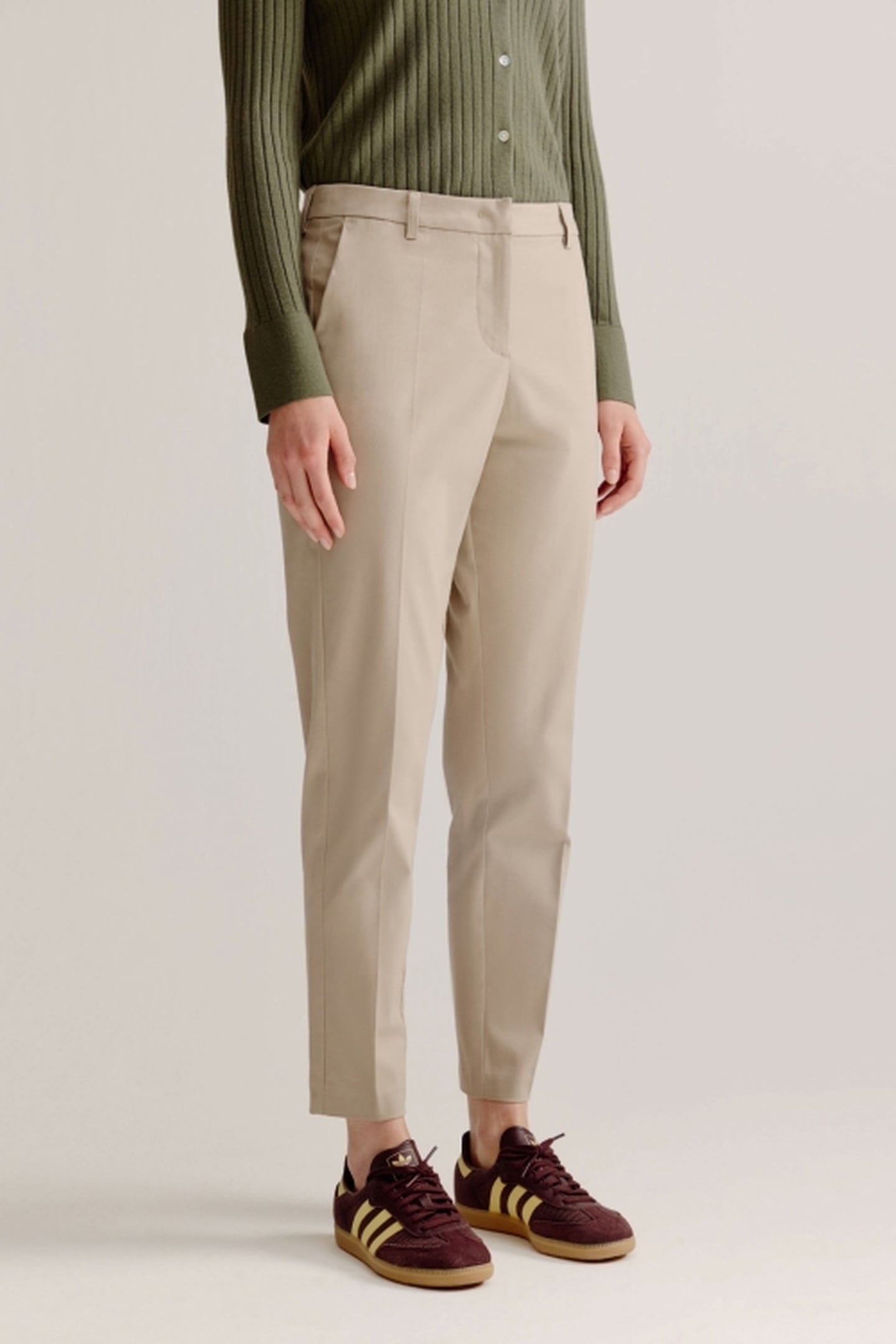 LUISA PANTS LIGHT KHAKI 1
