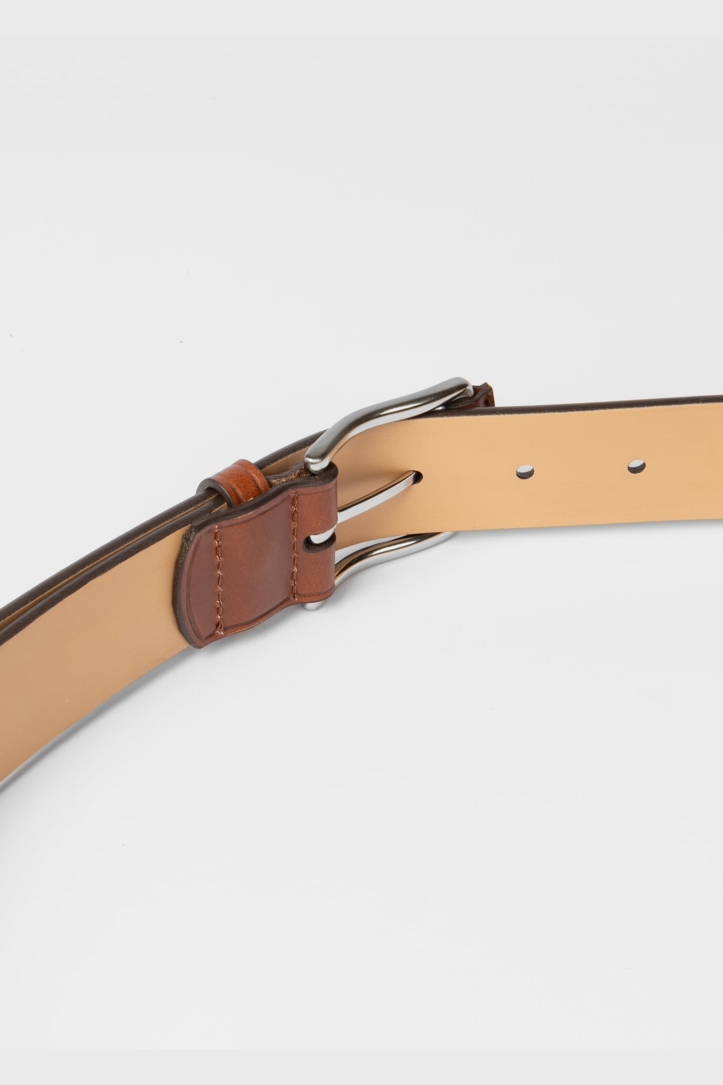 MEN BELT WOVEN INSET HAZELNUT 7