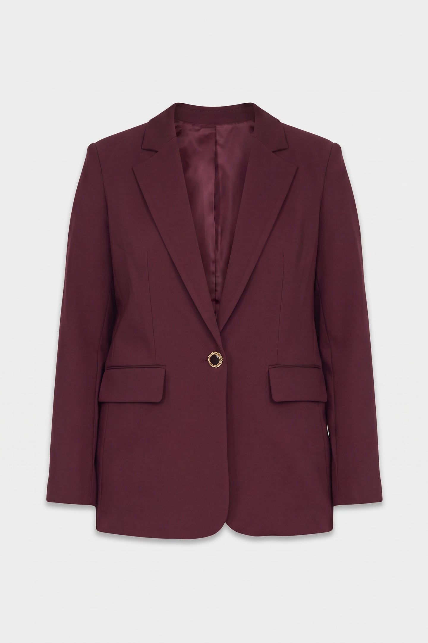 LIA STRAIGHT BLAZER REGAL PLUM 3