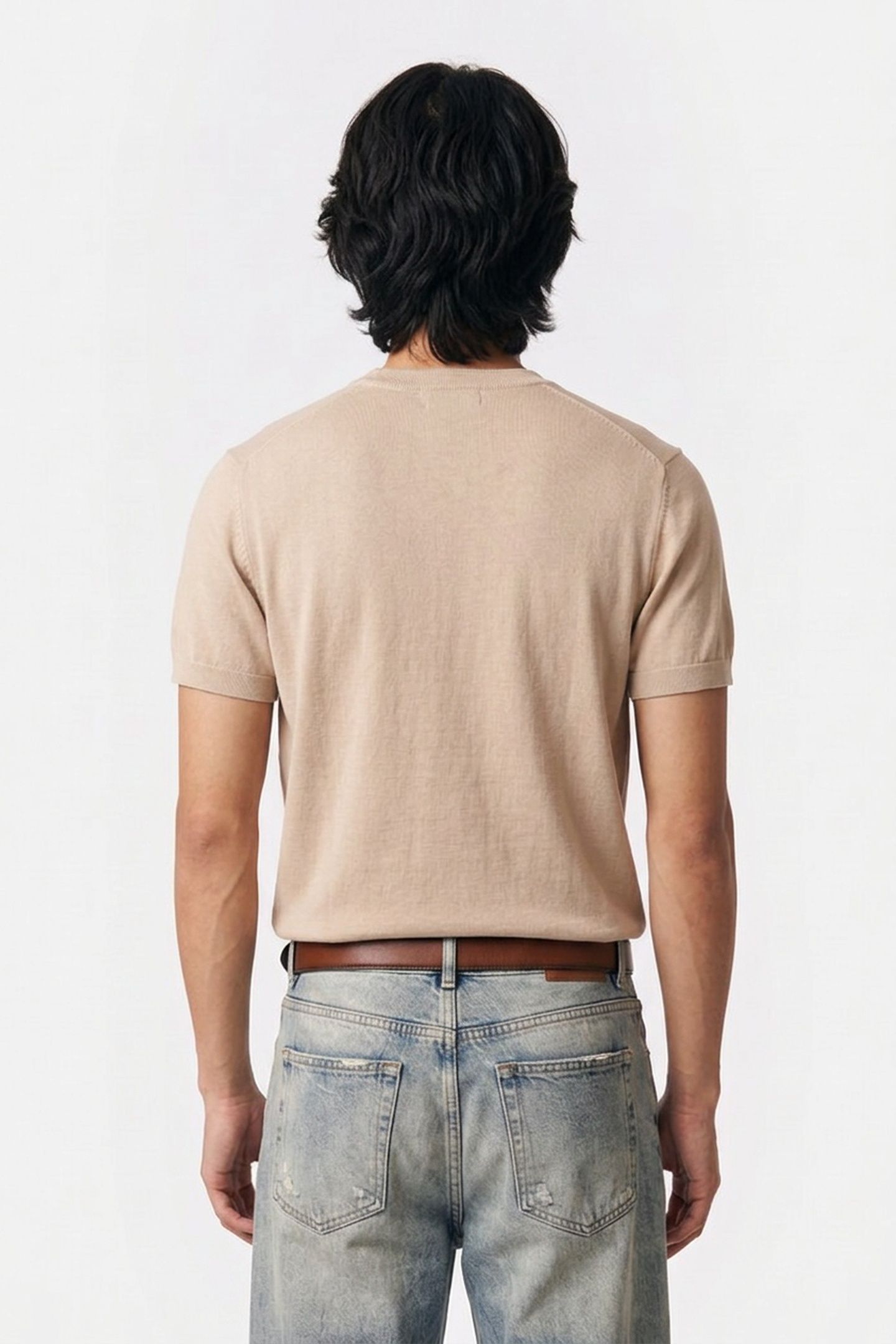 CORNELL WASHED SS T- KHAKI STORM MULTI 2