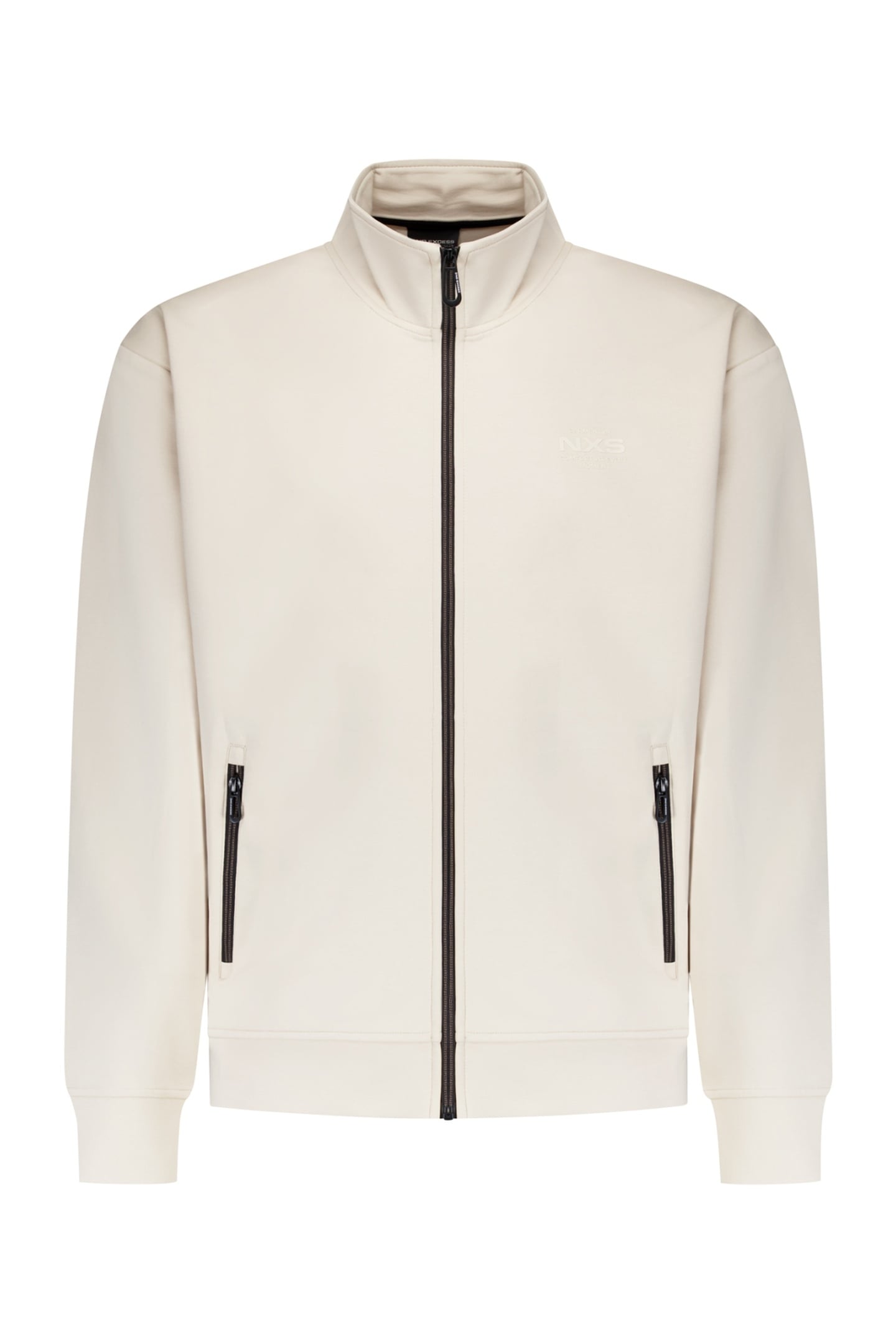 SWEATER FULL ZIP STONE 5