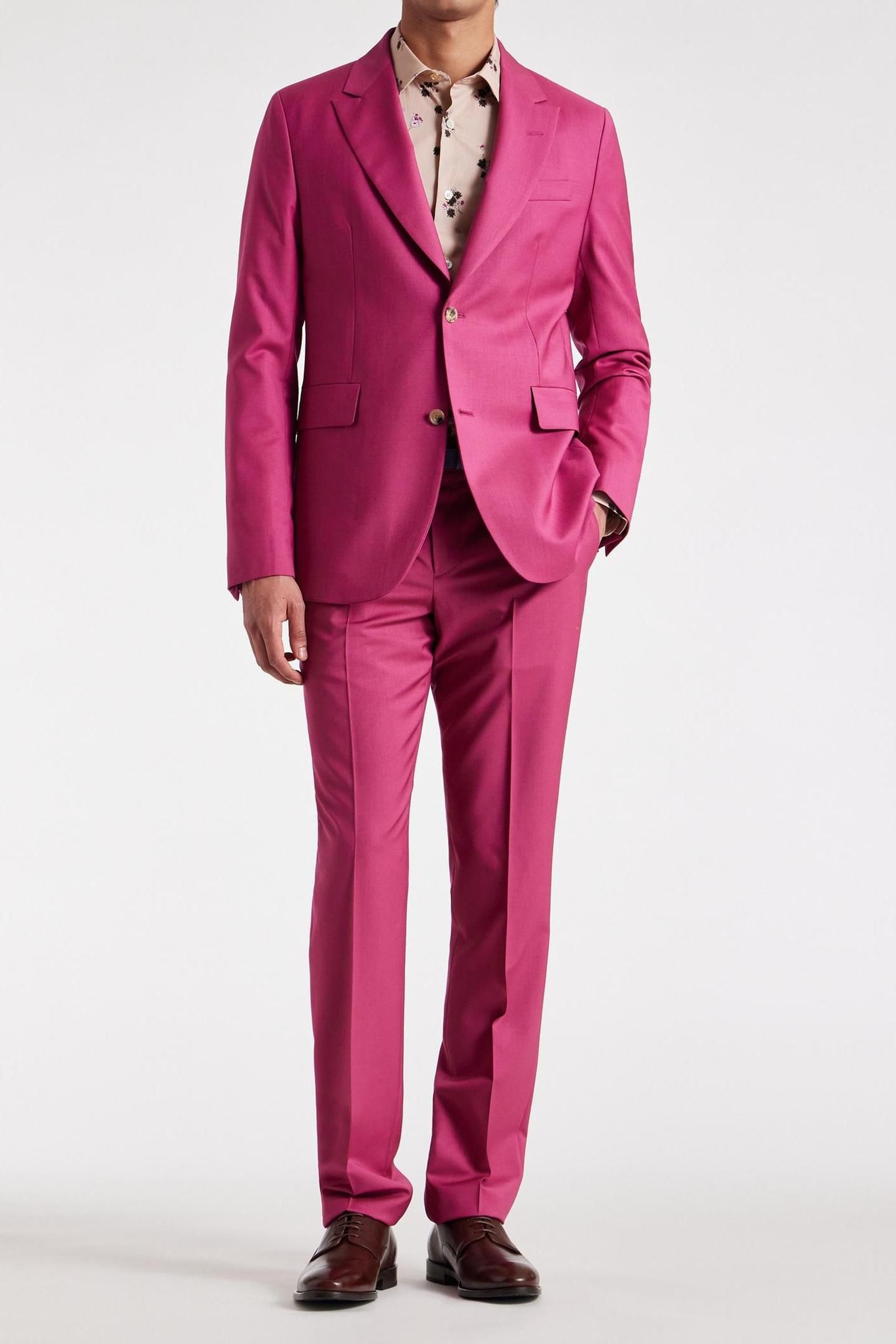 MENS SLIM FIT TROUSER FUCHSIA 3