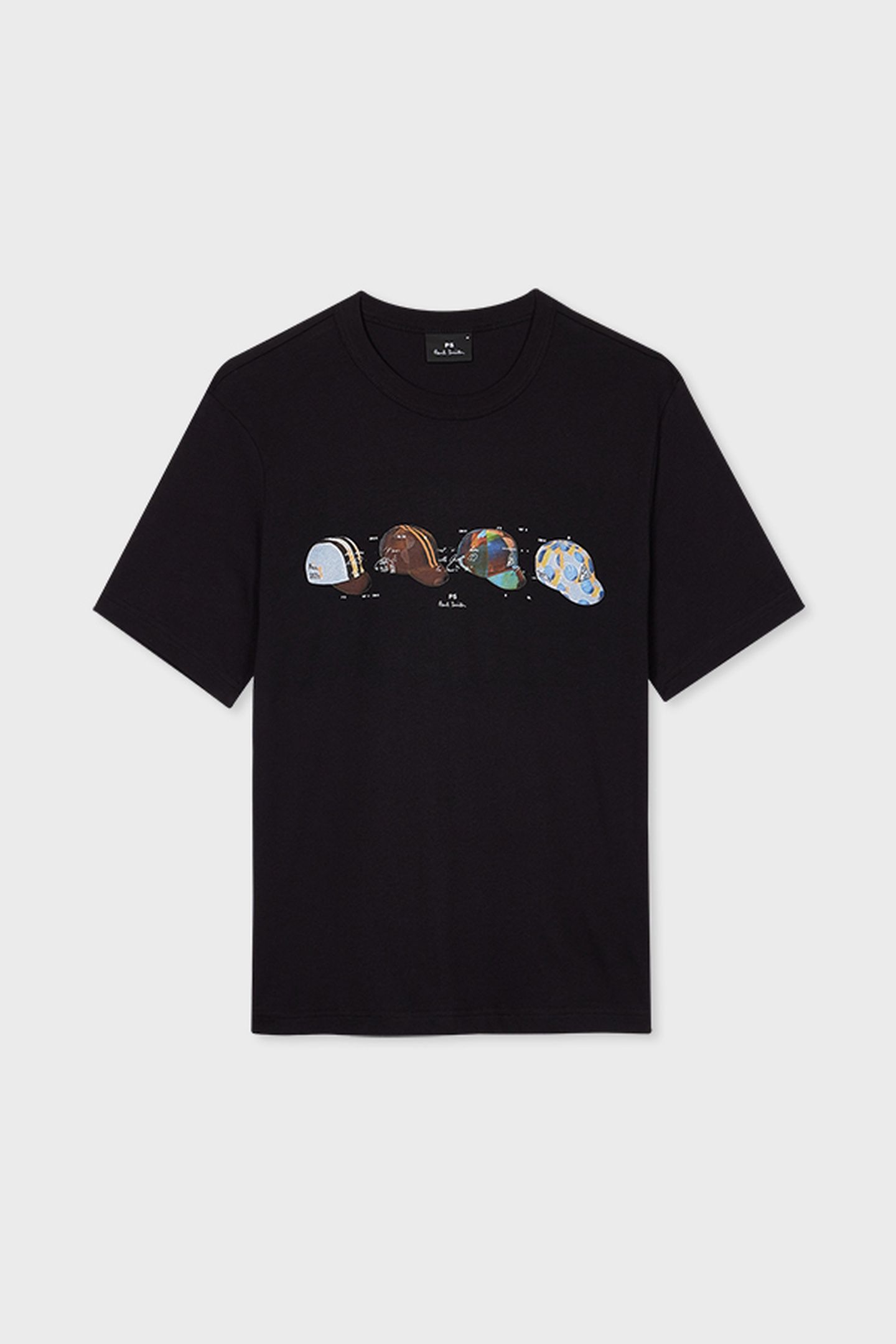 MENS SS TSHIRT CYCLING CAPS BLACK 5