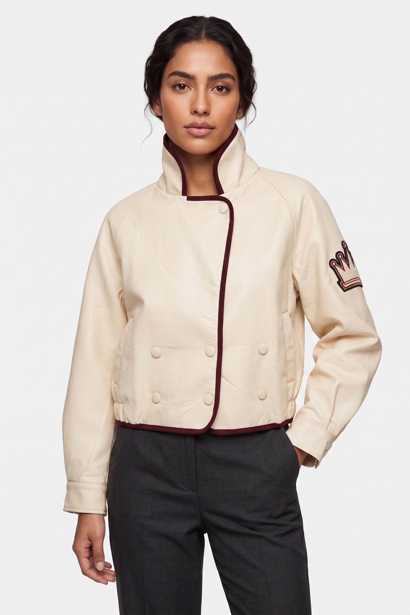 CROWN JACKET OFF WHITE 1