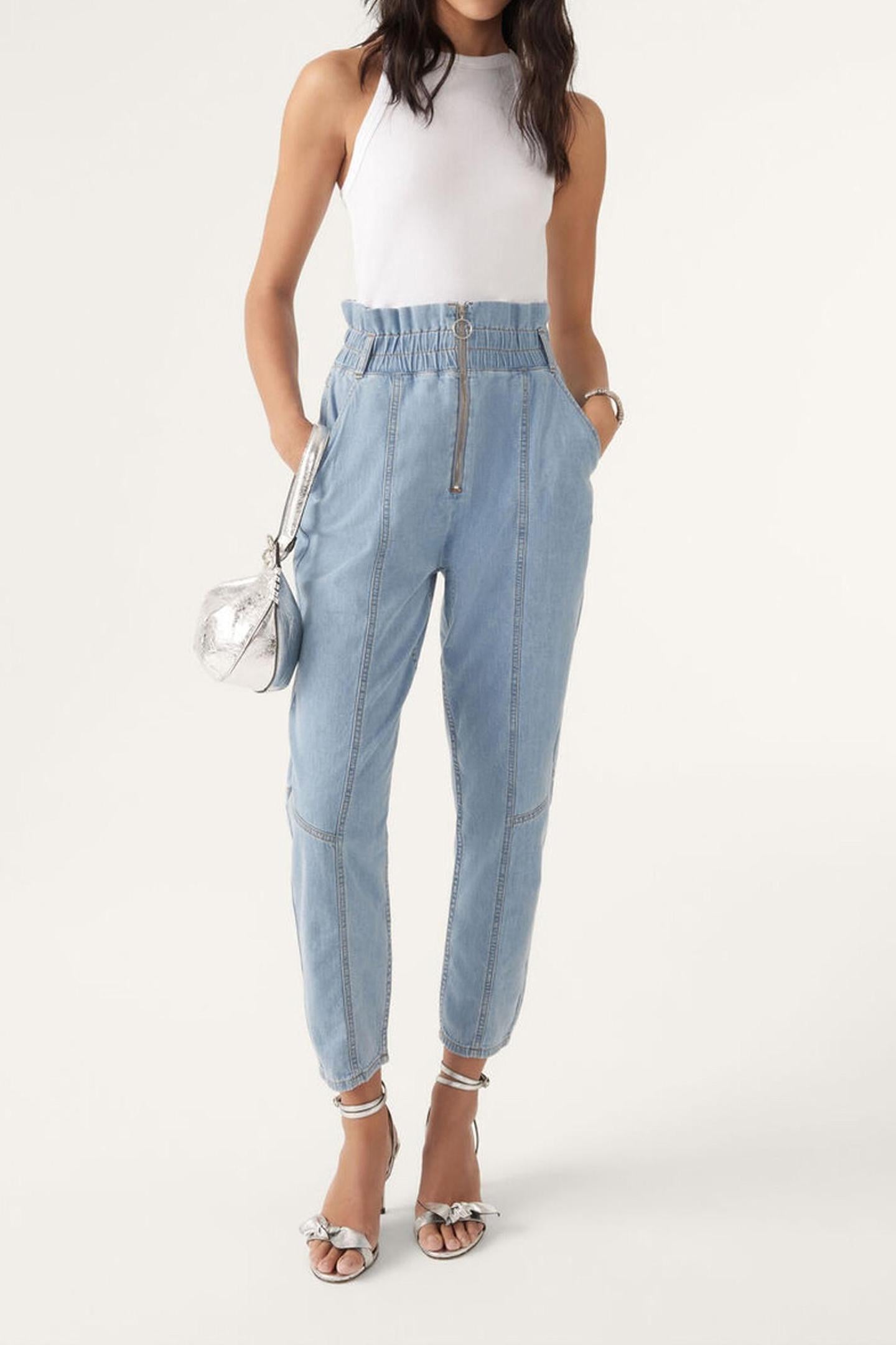 CARROT TROUSERS LIGHTUSEDBLUE 1