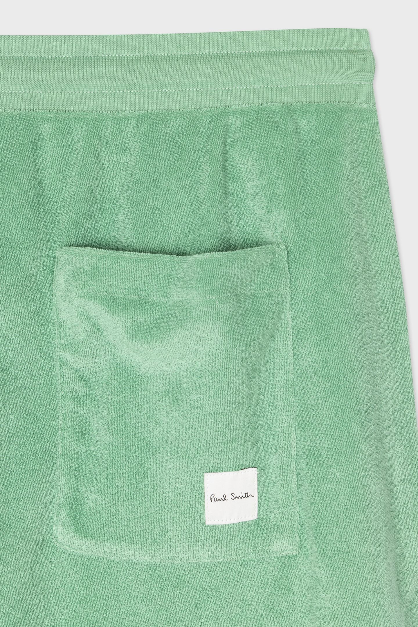 MEN SHORT TOWEL STRIPE BOTTLE GREEN 8