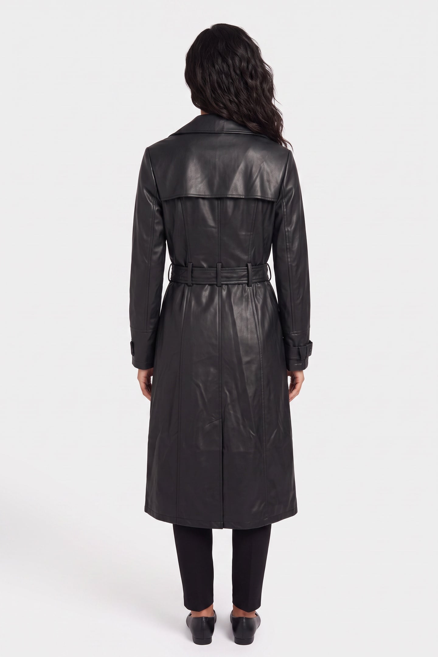 CAMILLE TRENCH JET BLACK A996 2