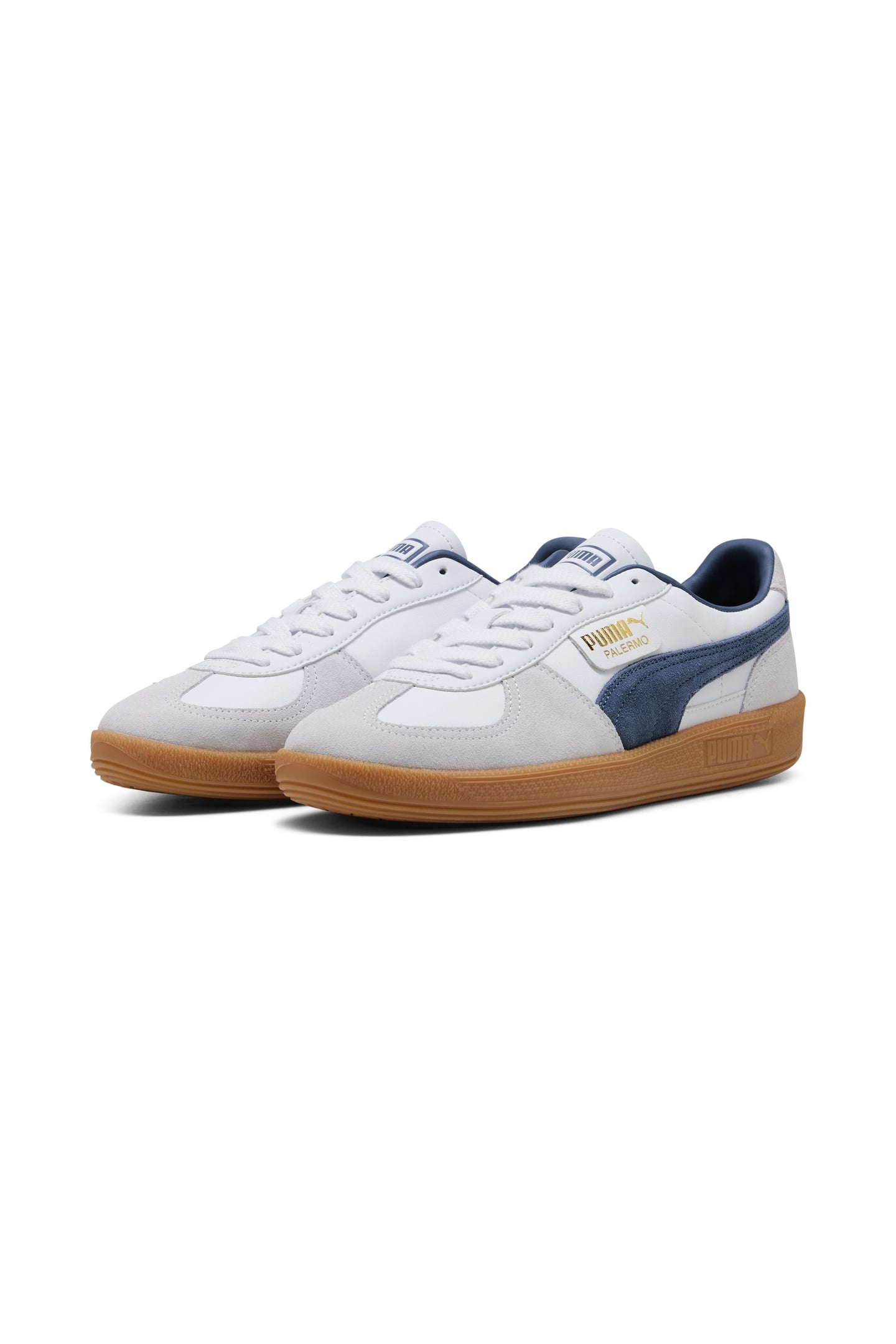 UNISEX PALERMO LTH WHITE-DARK INDIGO 3
