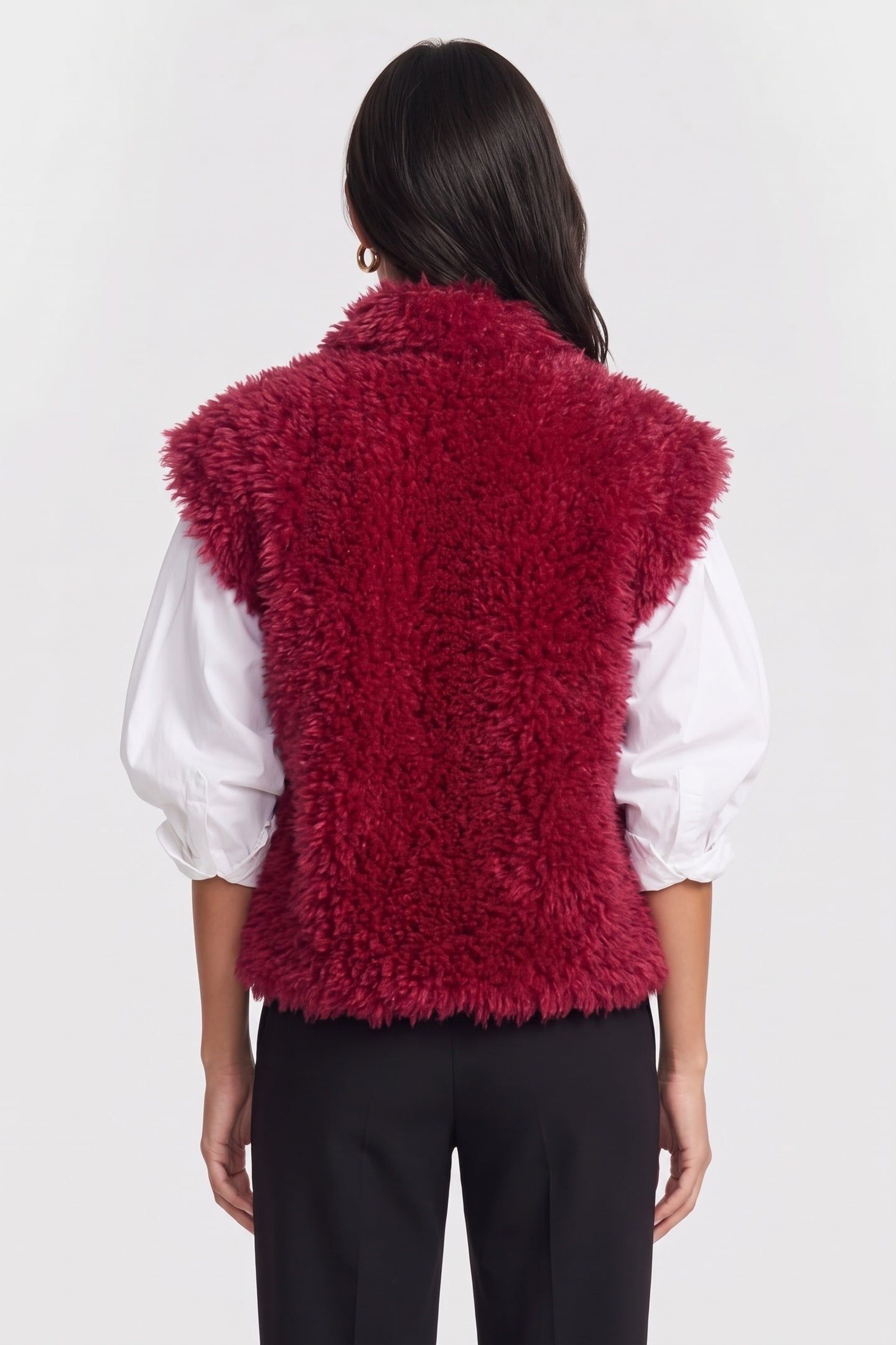 SUVI GILET FUCHSIA 2