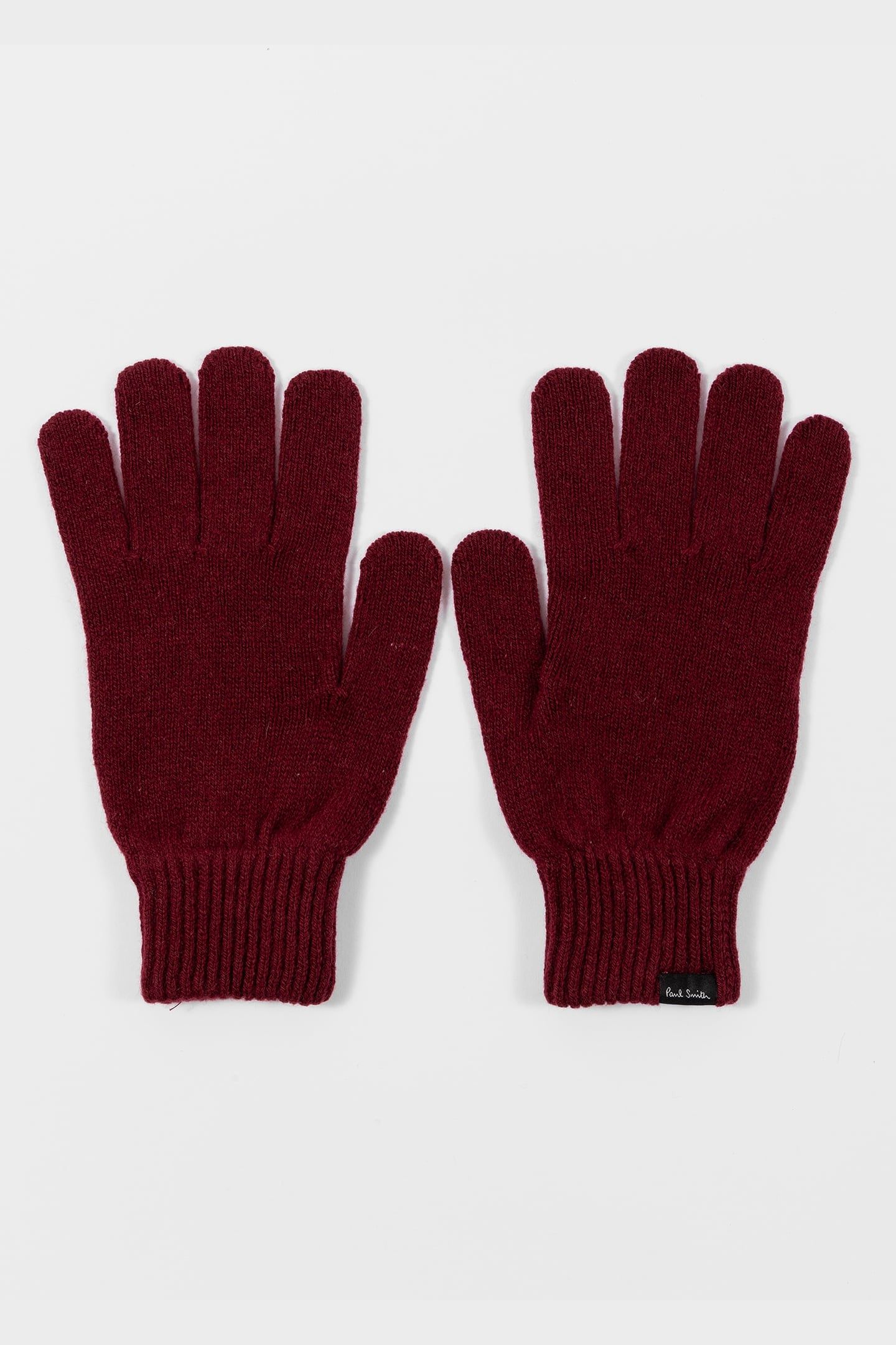 MEN GLOVE CASHMERE SSNL BURGUNDY/ BORDE 2