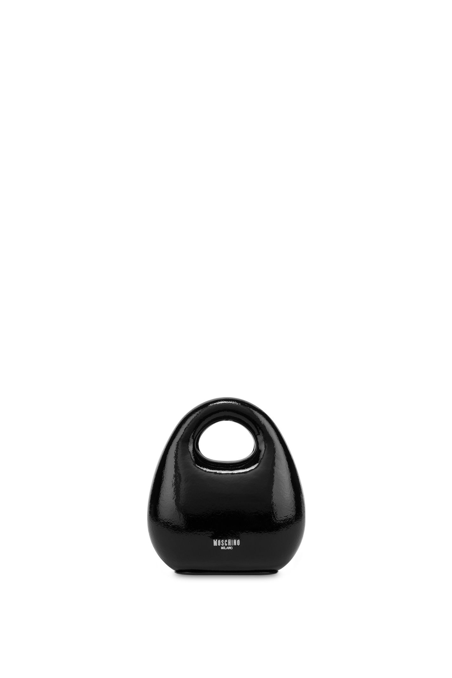 MINI GUSSET BAG IN PATENT LEATHER BLACK 1