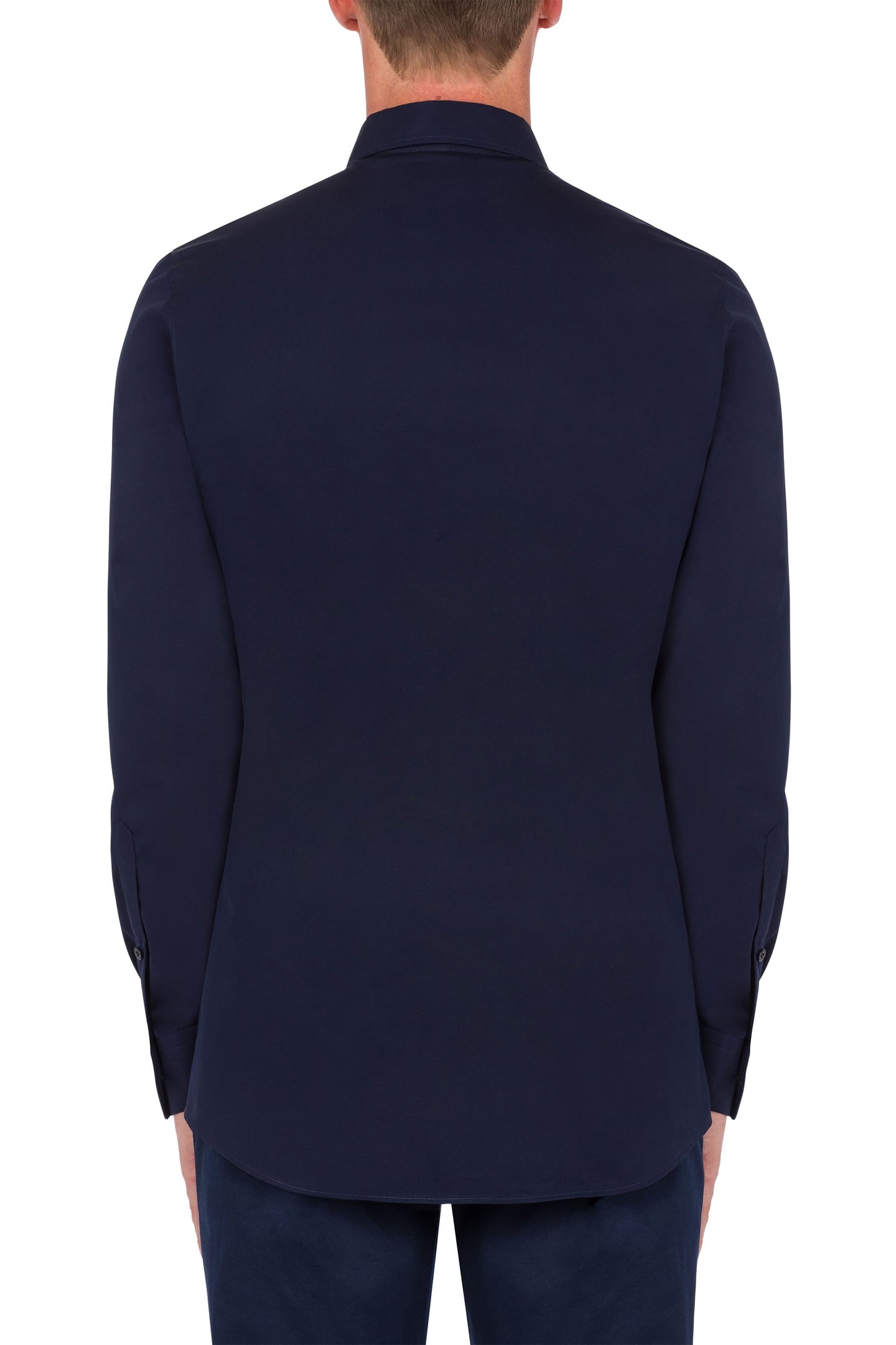 SIGNATURE LOGO POPLIN SHIRT BLUE 2