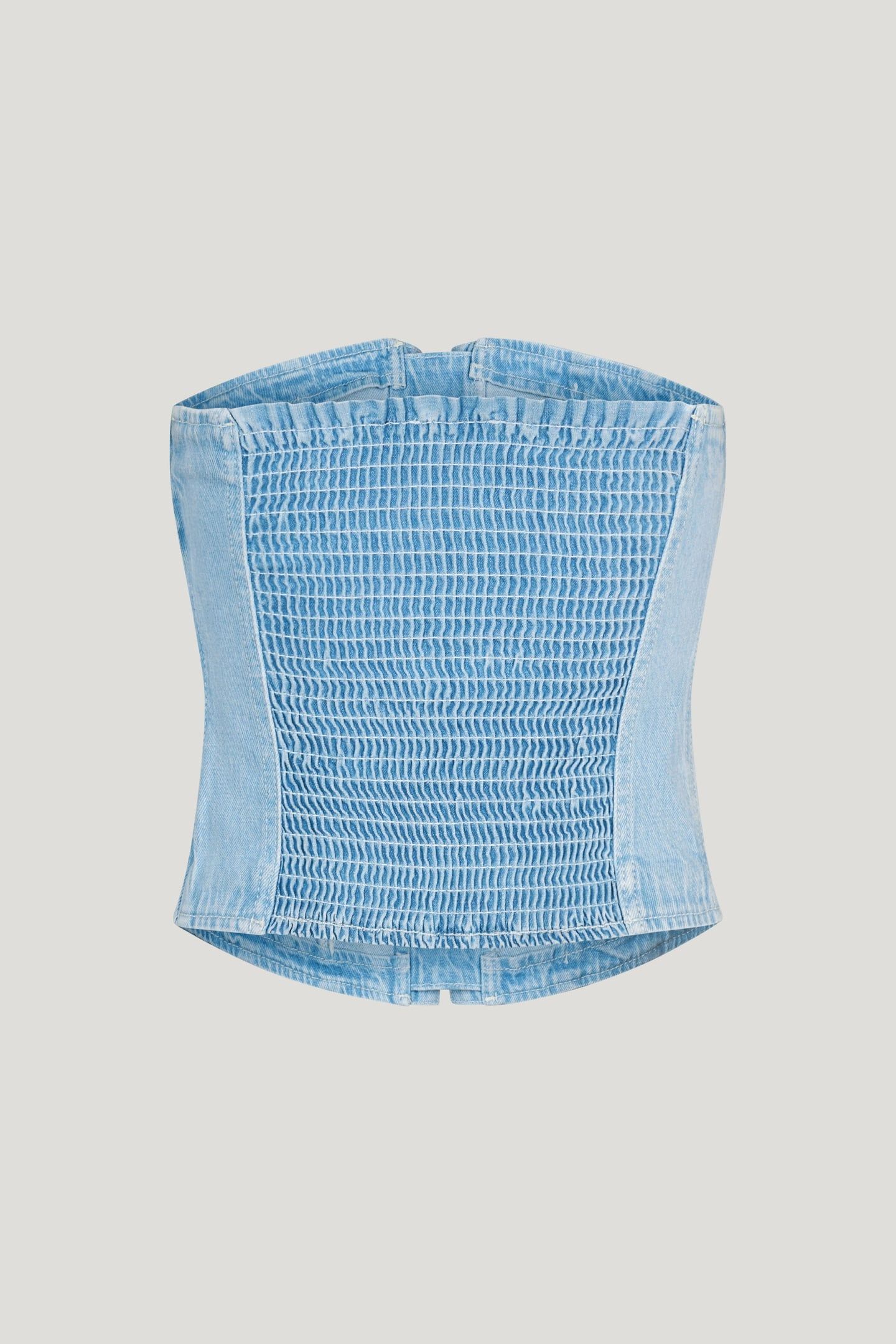 MAOKI SHIRT BLUE WORN OUT DENIM 4