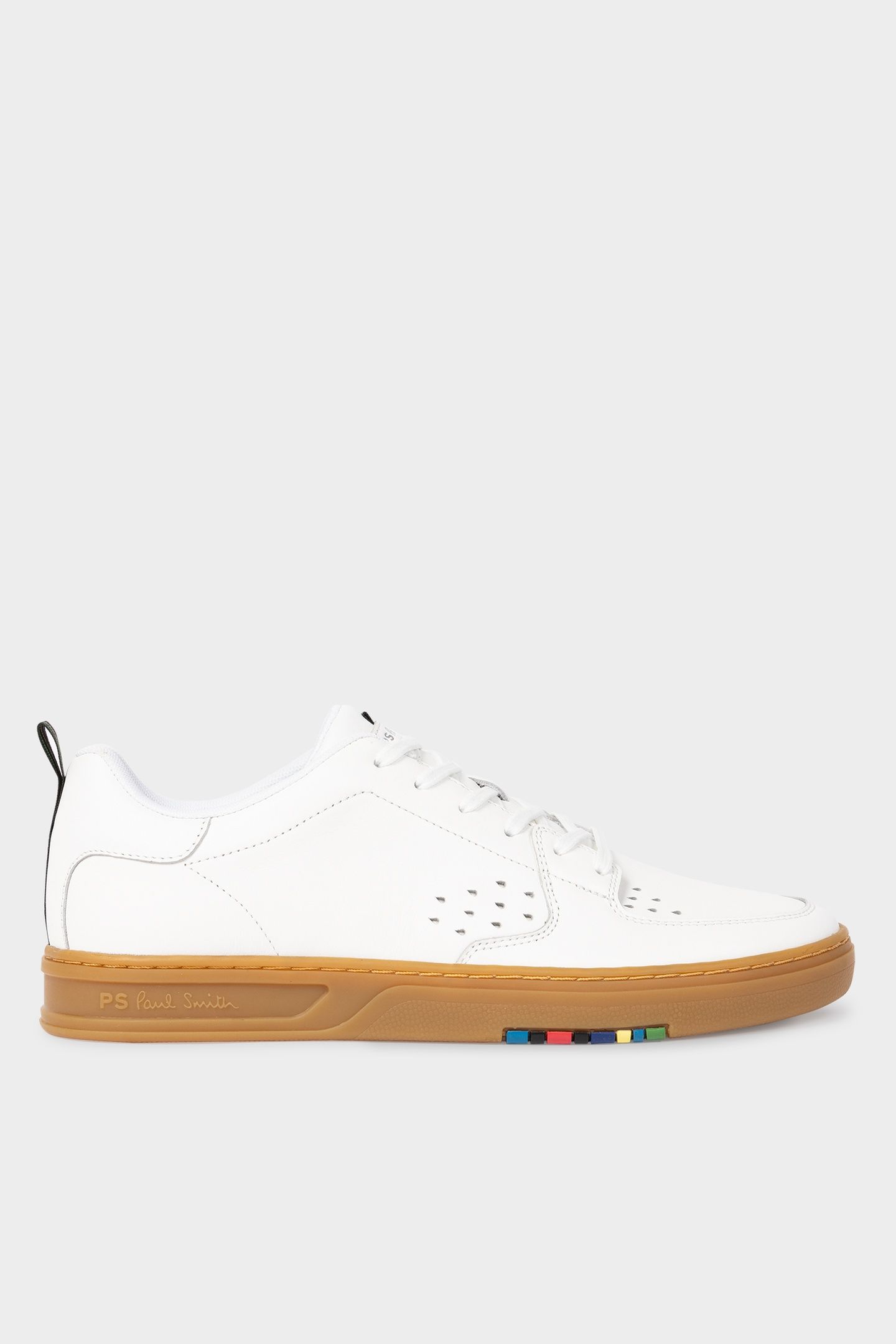 MENS SHOE COSMO WHITE GUM SOLE WHITE 1