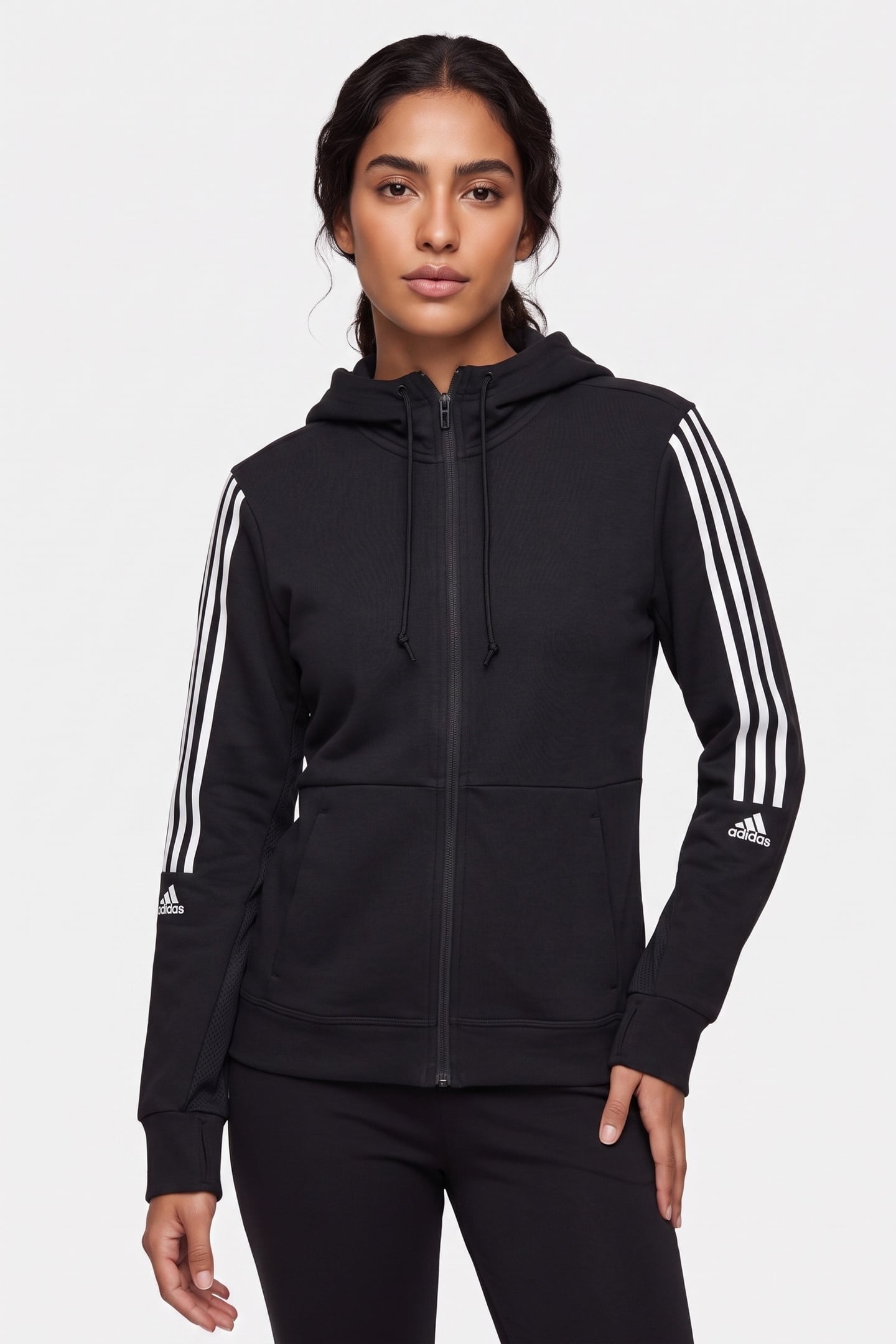 PERFORMANCE AEROREADY MADE4TRAINING COTTON TOUCH FULL-ZIP HO 1