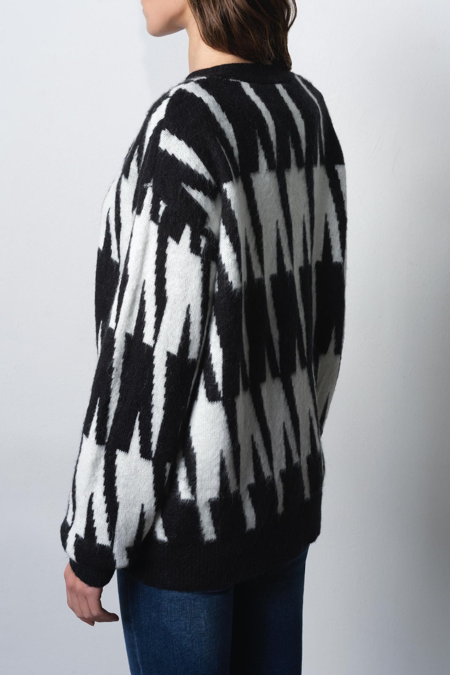 HADLEE JESSIKA CARDIGAN BLACK WINTER WHITE 4