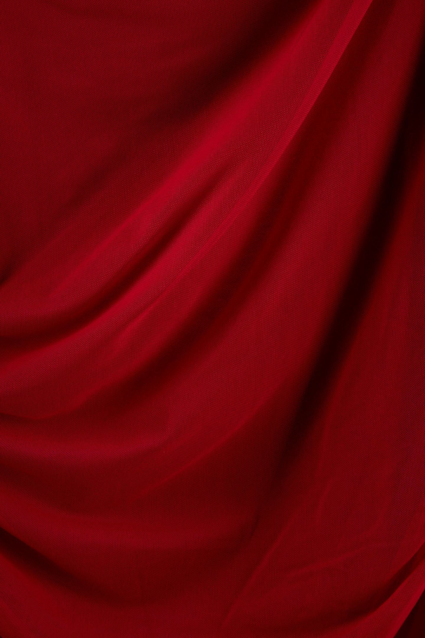 ST SILJE MESH DRESS RED 4