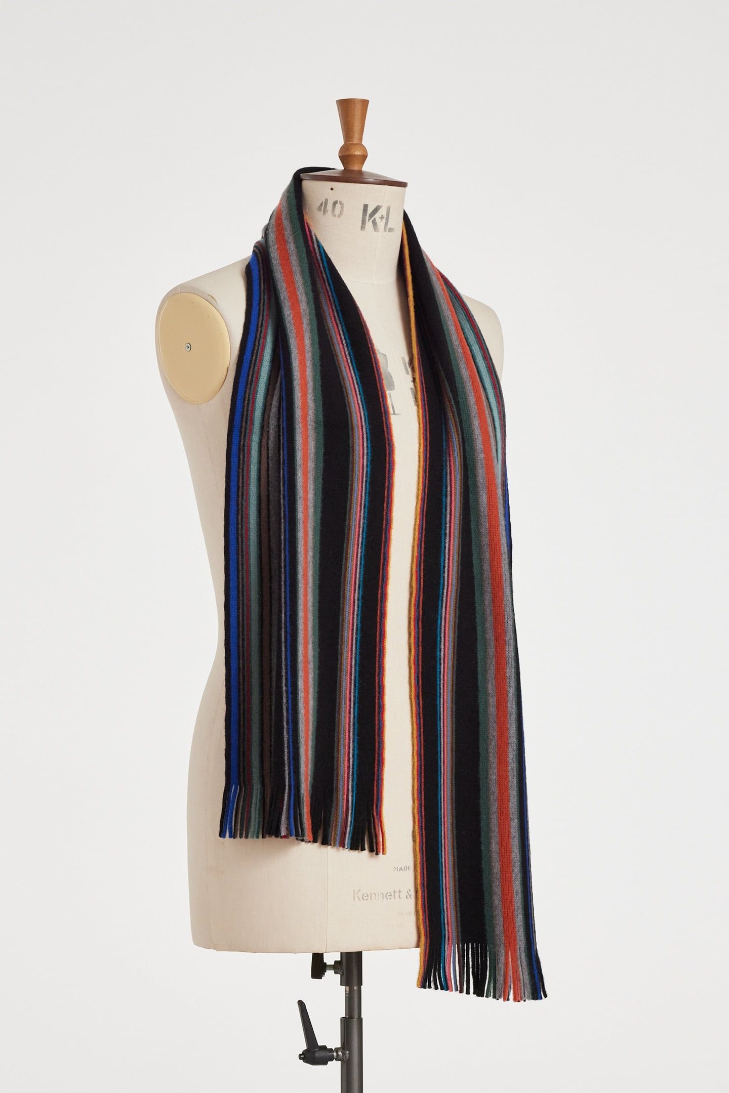 MEN SCARF DARCIE BRIGHT BLACK 3