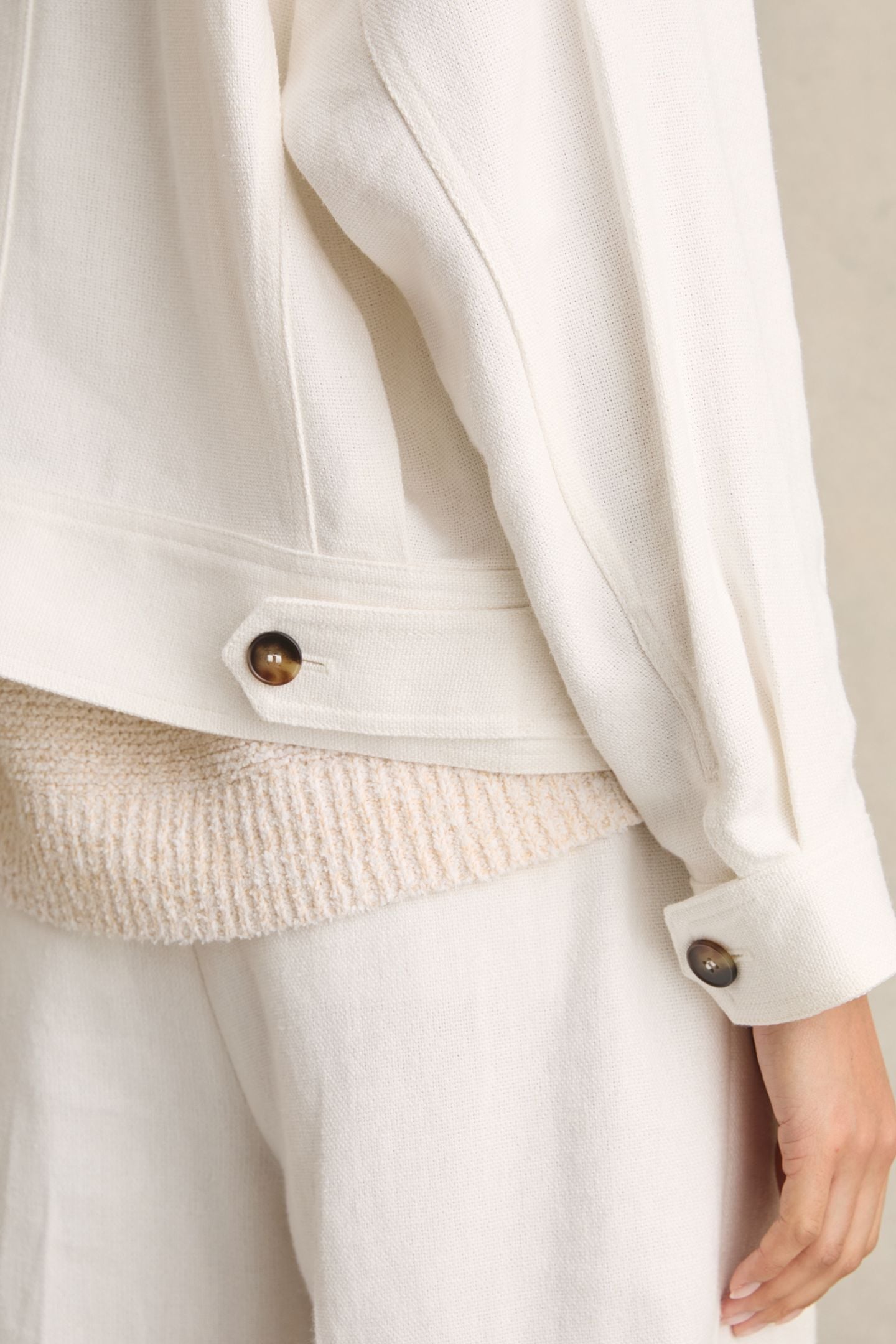 LINEN JACKET WHITE 5