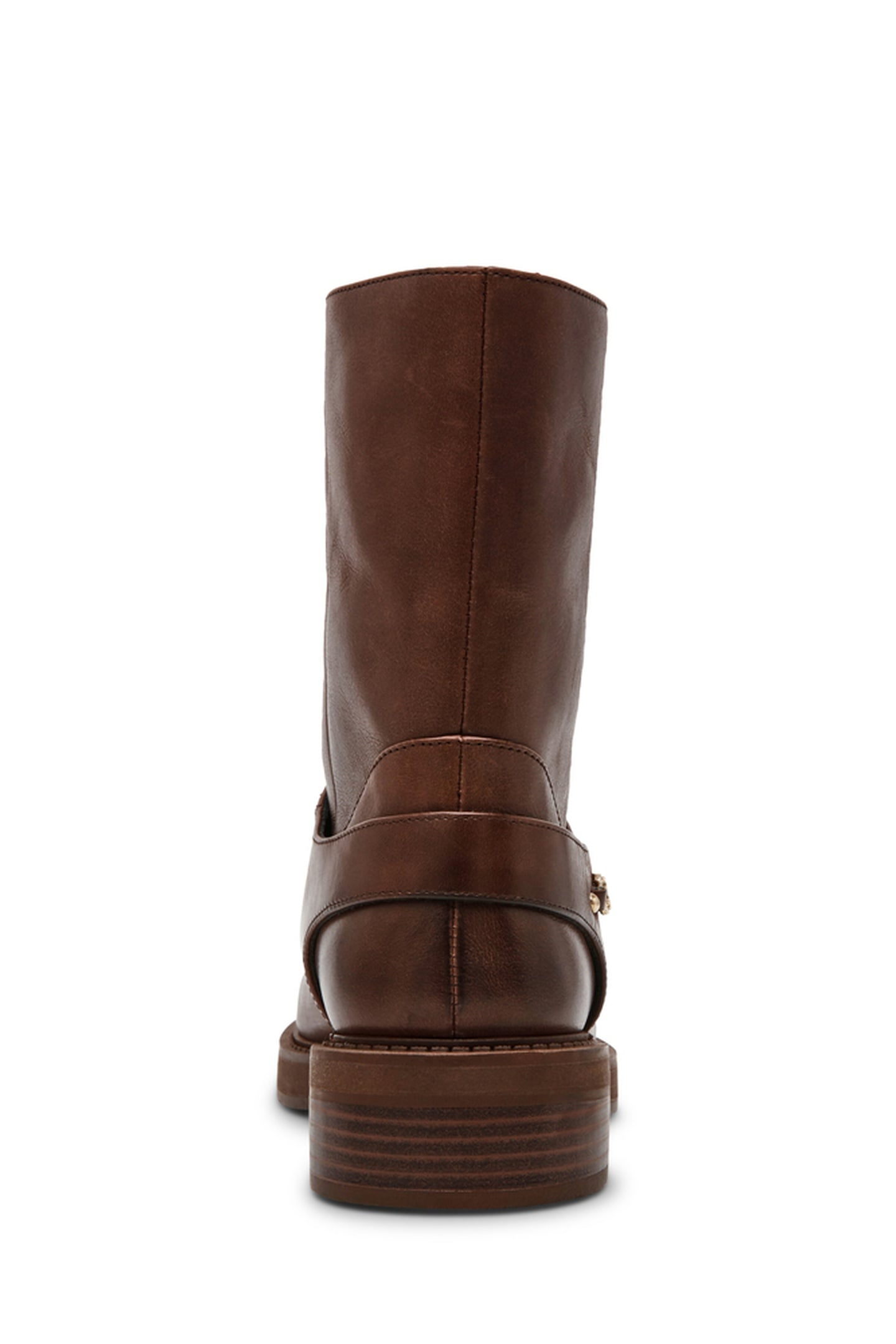 LOOPHOLE BOOTIES BROWN LEATHER 6