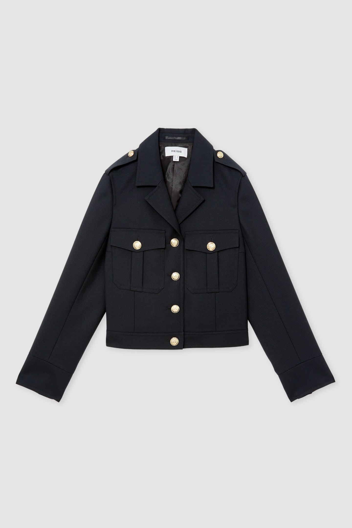 CROPPED JACKET BLACK 4