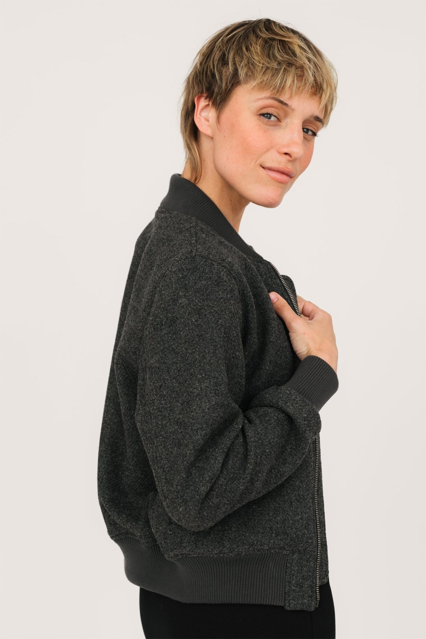 NANCOWRY JACKET GREY MELANGE 2