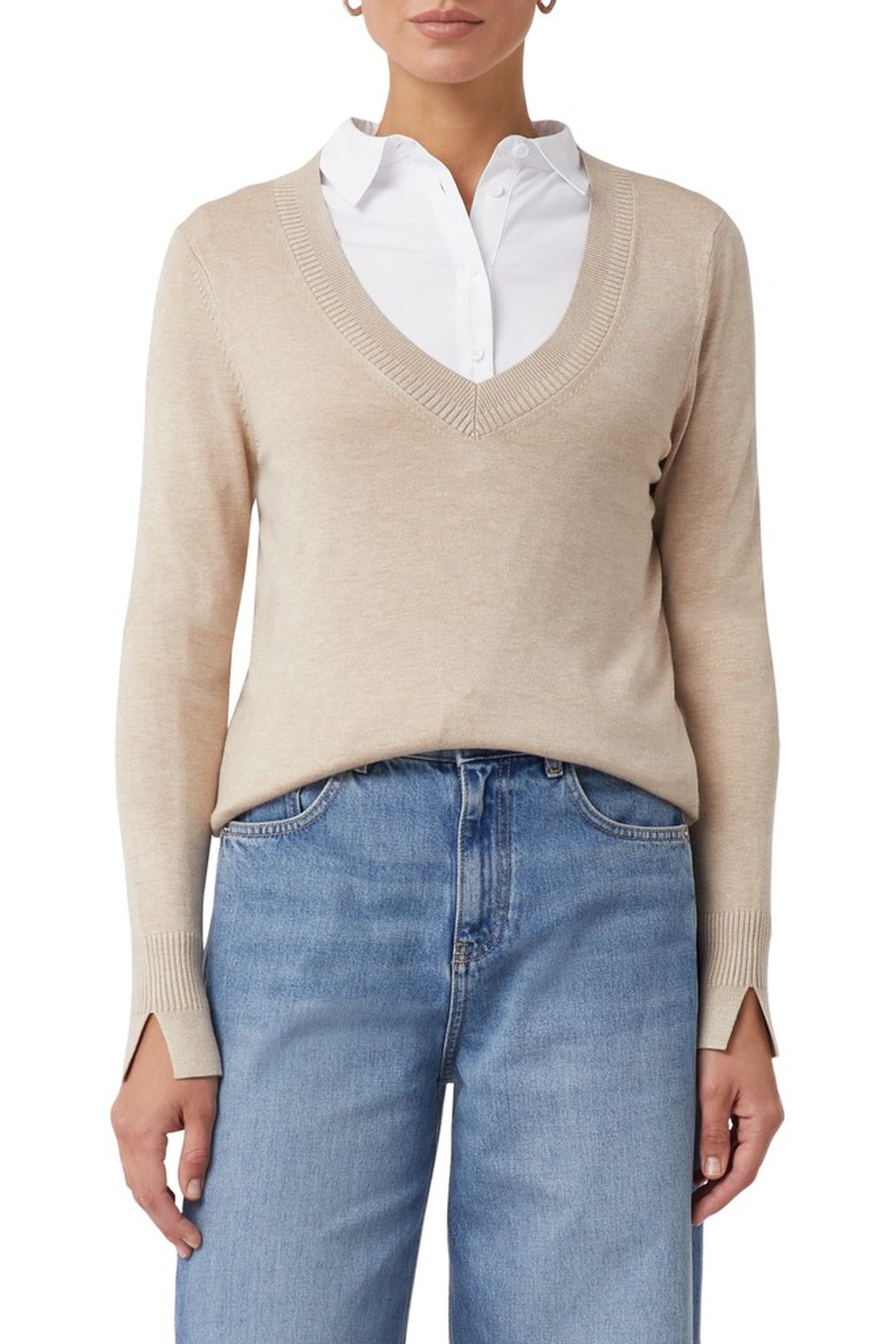 COMMA PULLOVER BEIGE 1