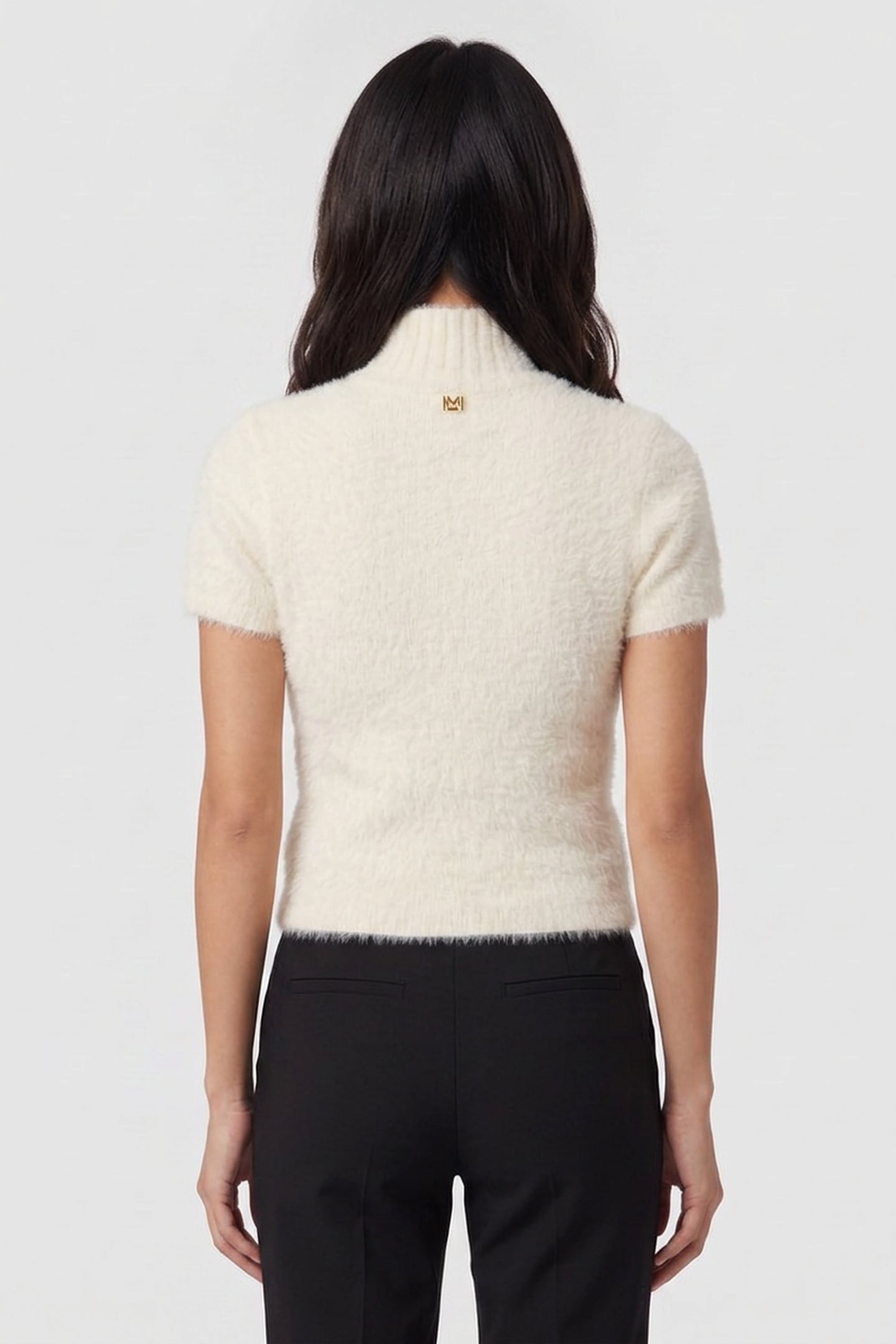 AGNES SS TOP SWEATER MACADAMIA MULTI 2