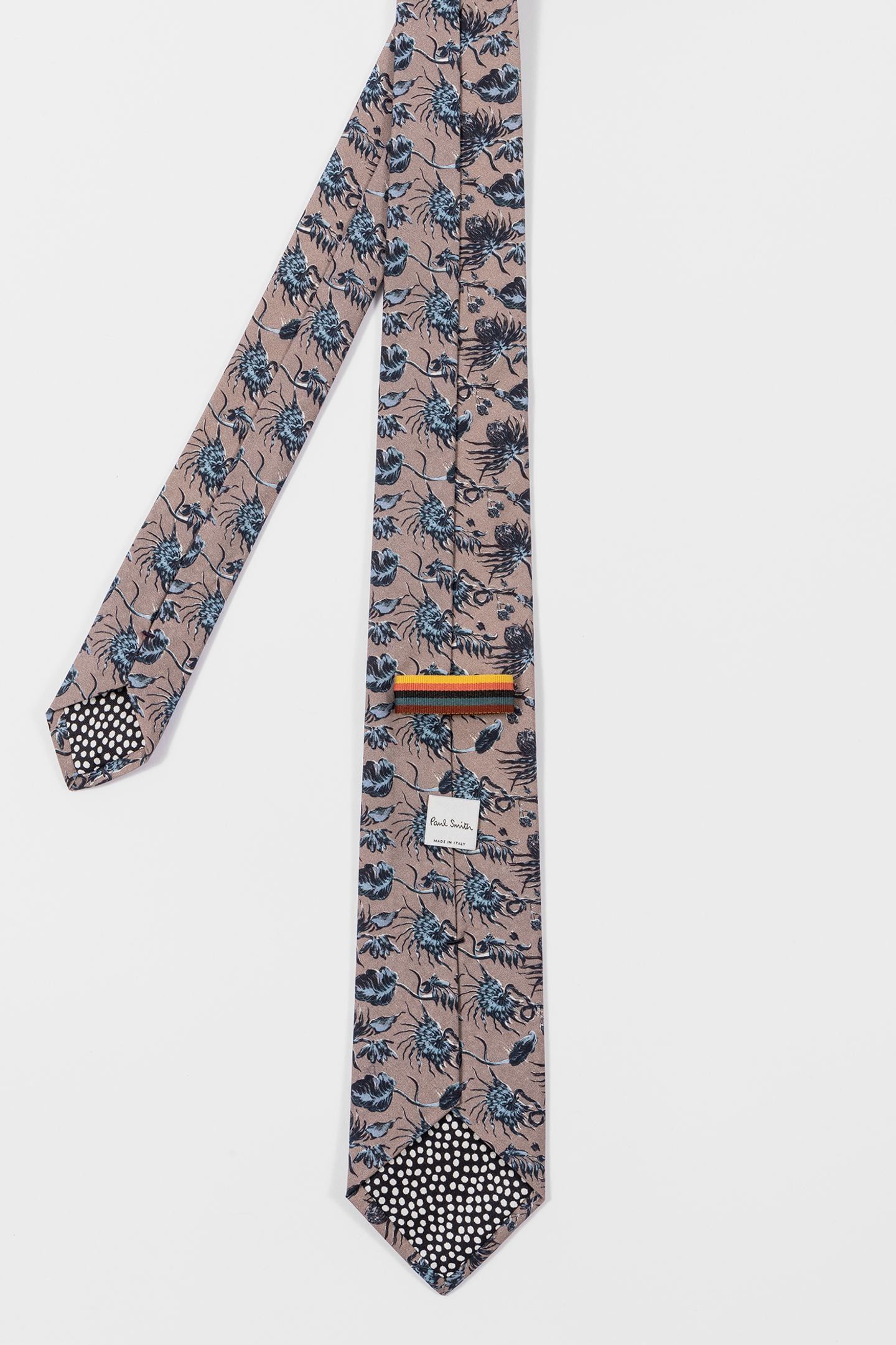 MEN TIE SML THISTLEBERRY MAUVE 2