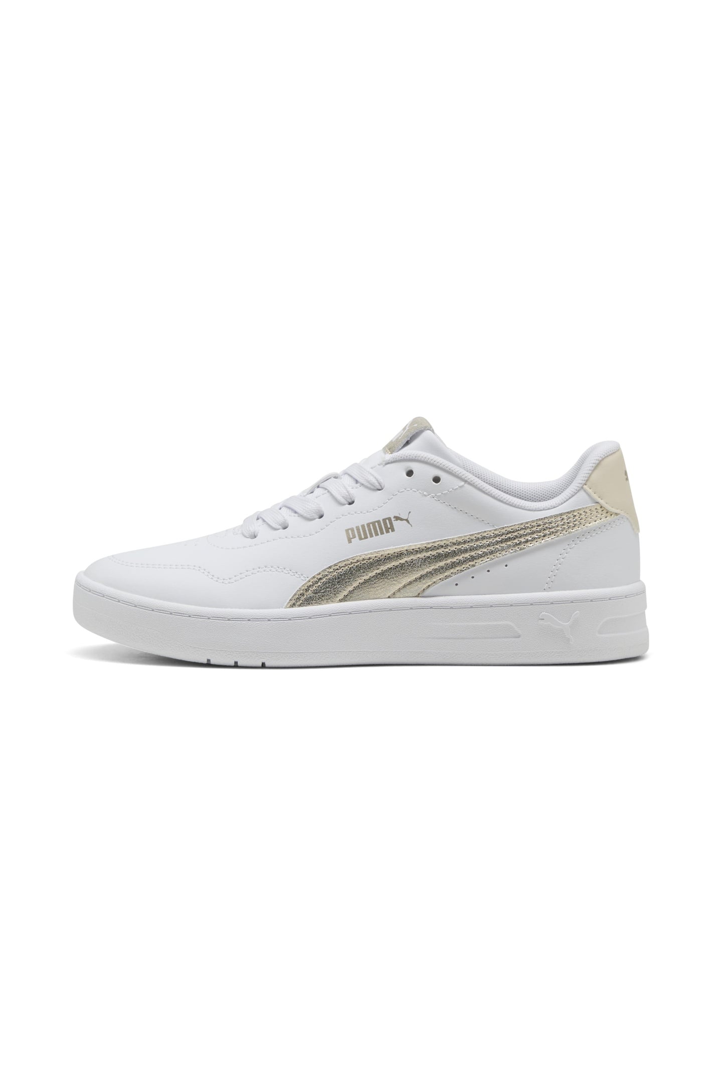 COURT LALLY METALLIC WHISPER WHITE-GOLD 6