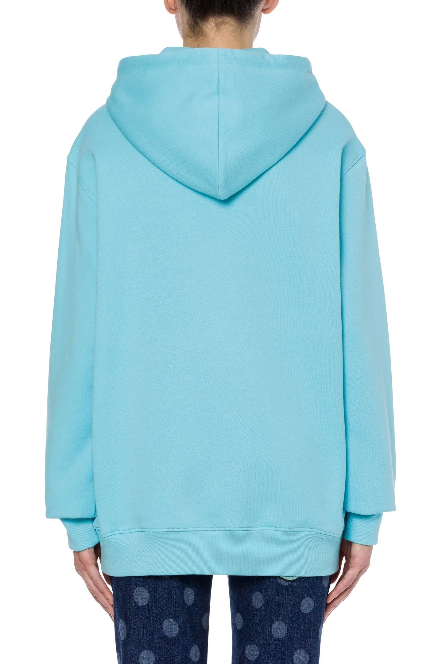 ANIMALS PATCH HOODIE BLUE 2