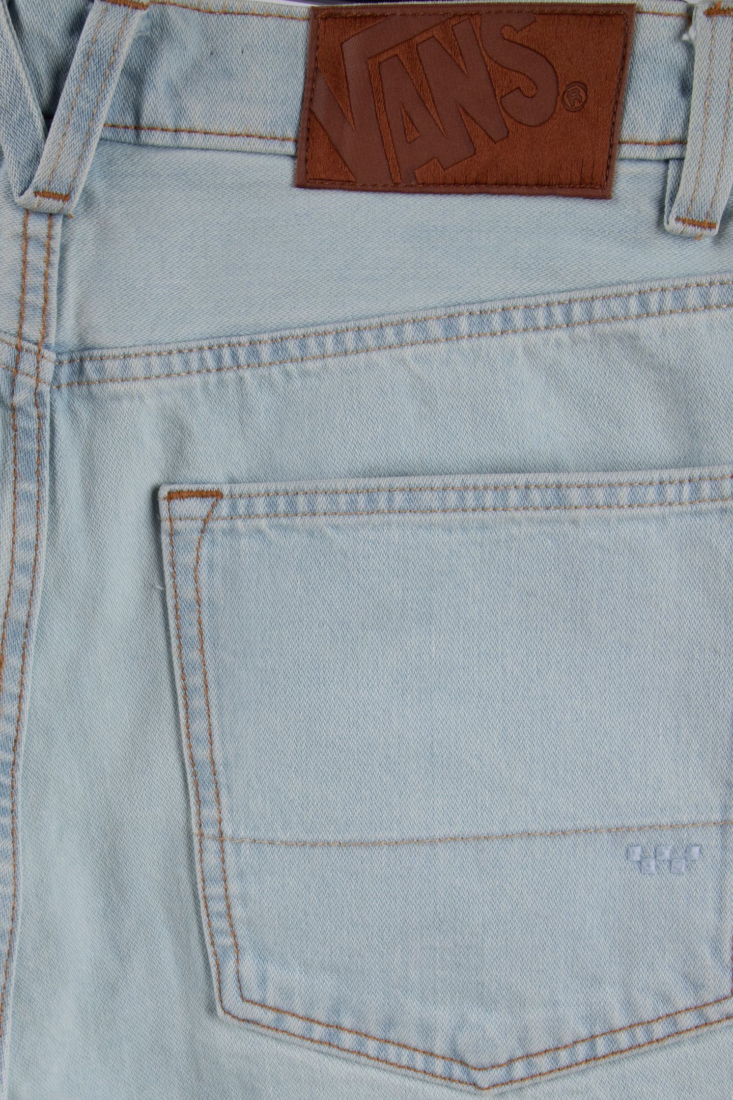 CHECK-5 BAGGY DENIM SHORTS BLUE 5