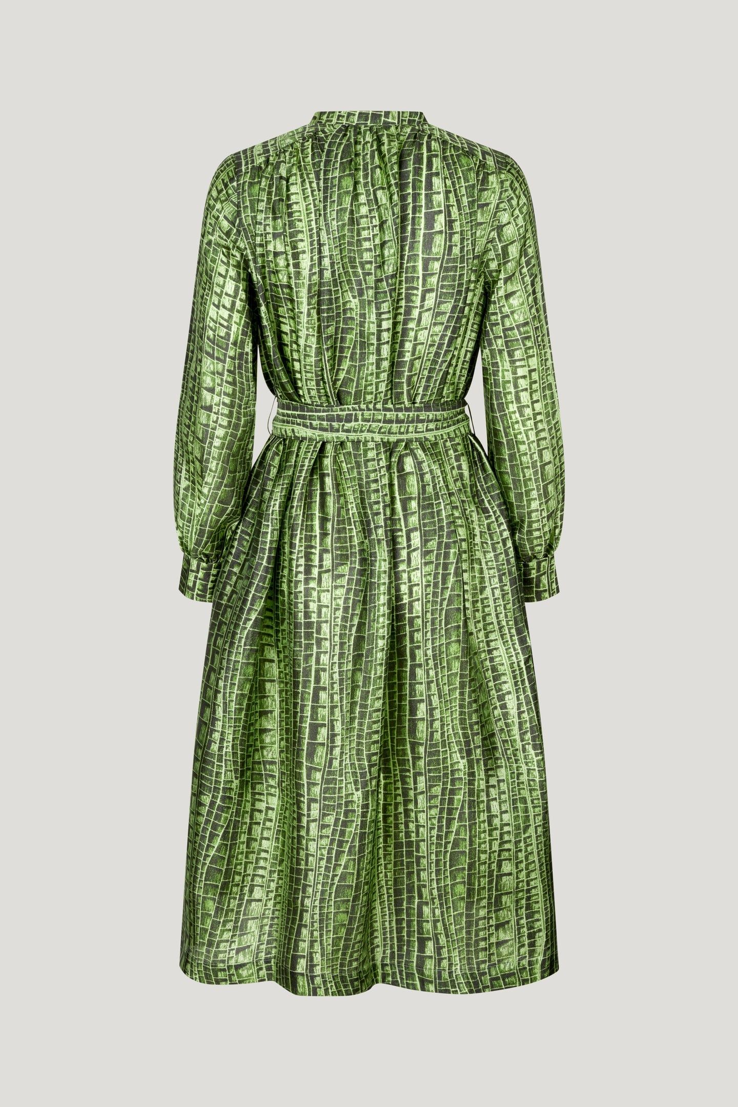 ARADIN DRESS GREEN REPTILE 4