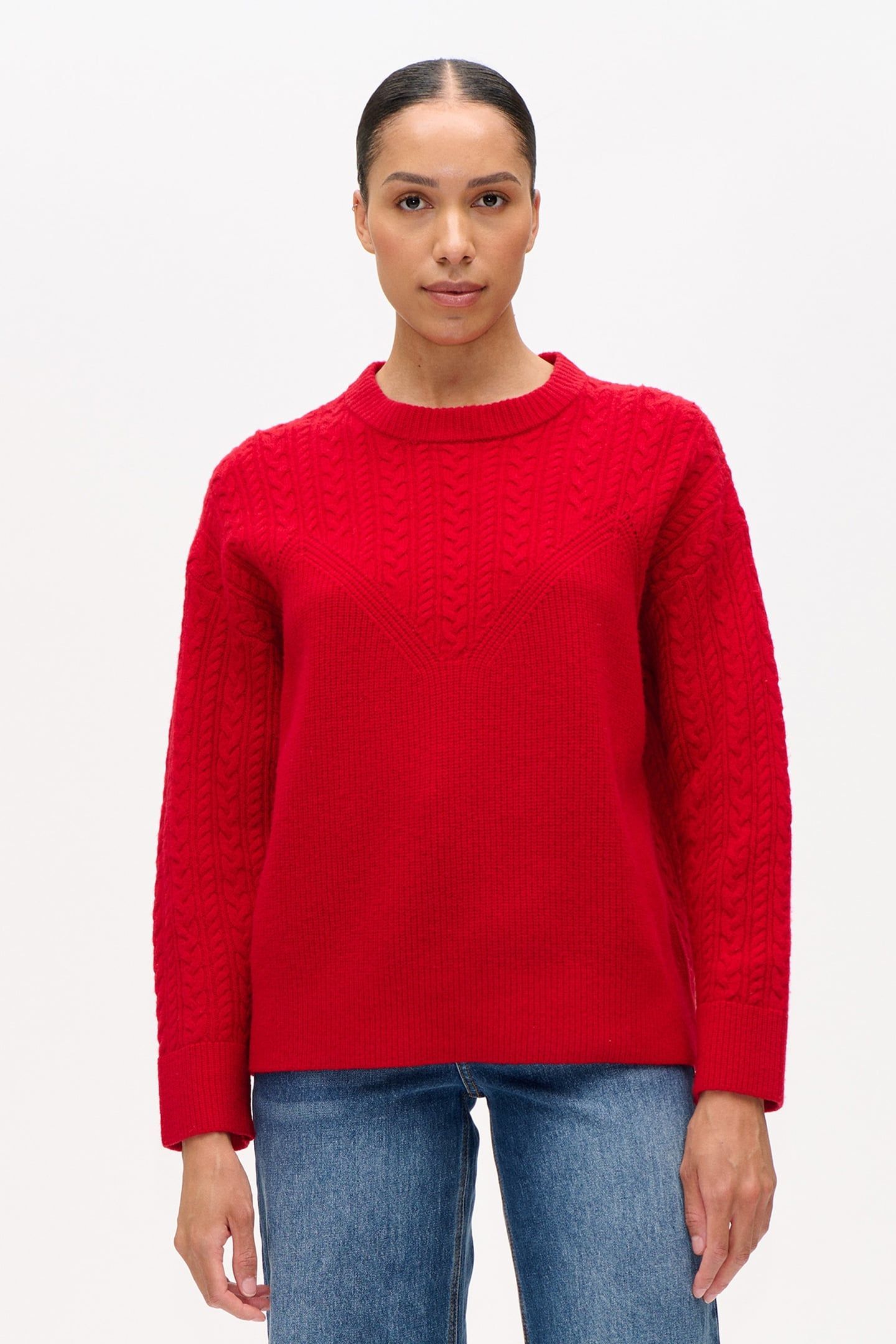 CELESTINE SWEATER CRIMSON RED 2