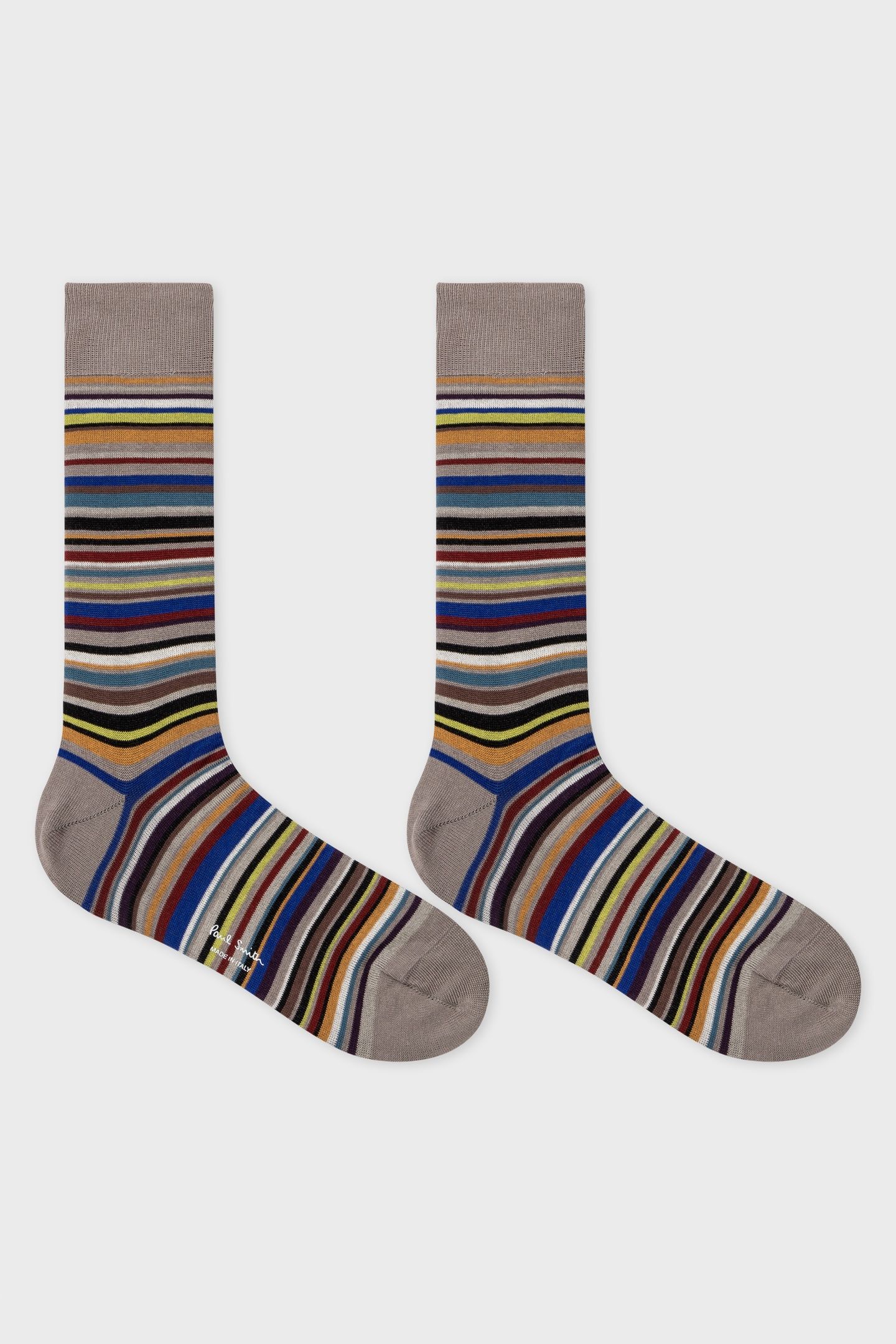 MEN SOCK FARLEY STRIPE SLATE 2