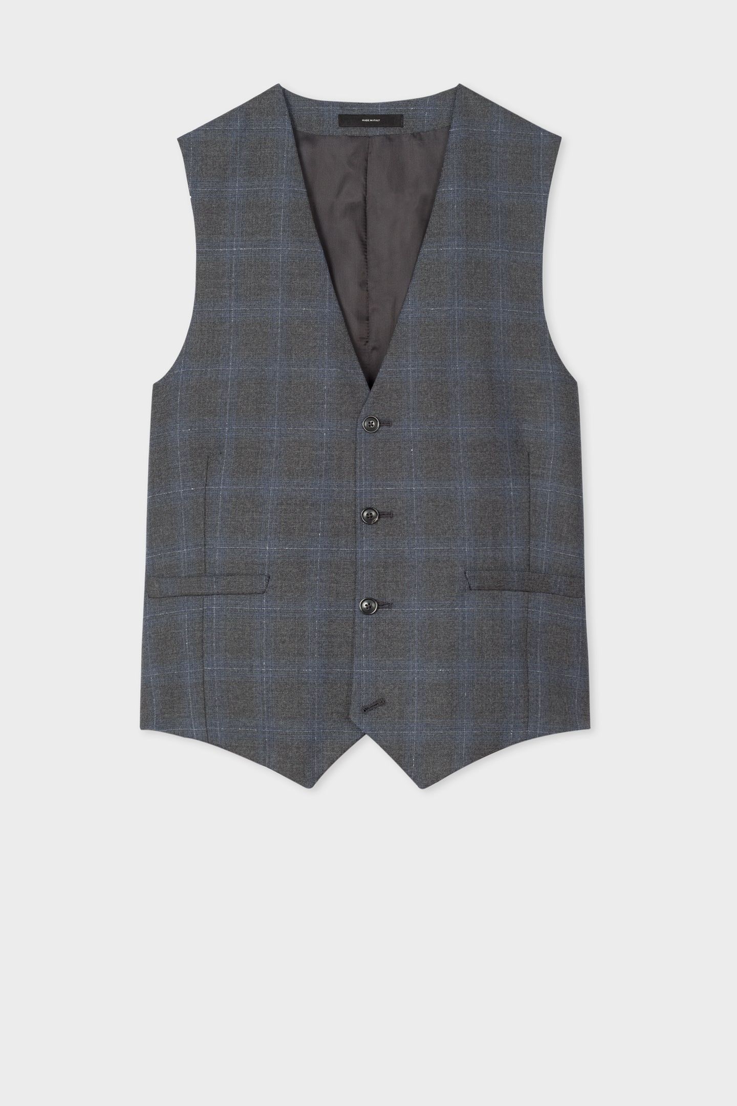 GENTS TAILORED FIT 3PCE 2 BUTTON SUIT GREY MELANGE 8