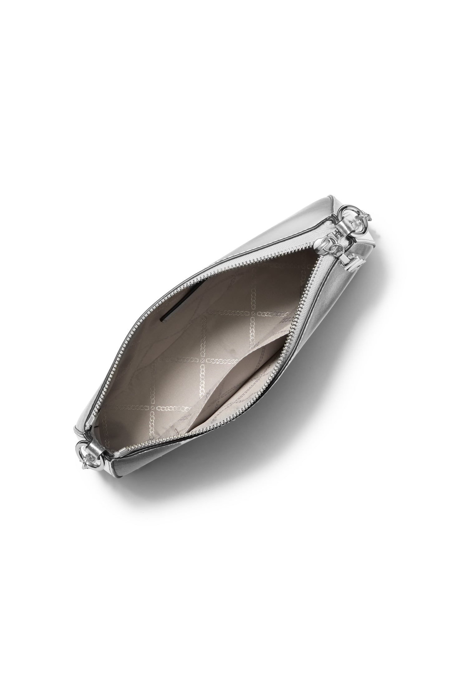 MEDIUM CHAIN POUCHETTE SILVER 2
