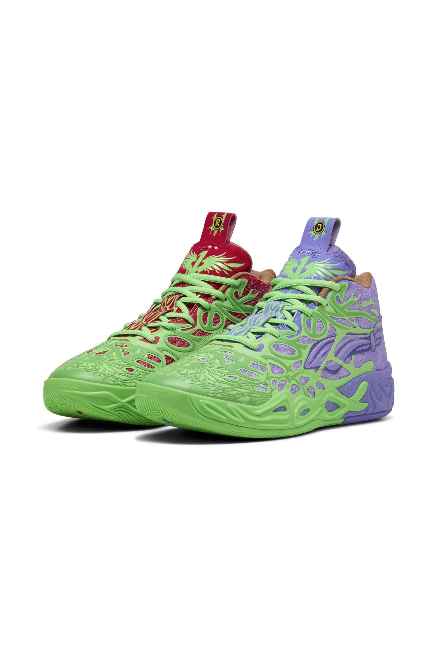 UNISEX MB.04 TMNT R&D FLURO GREEN PES-RED-DARK AMETHYST 3