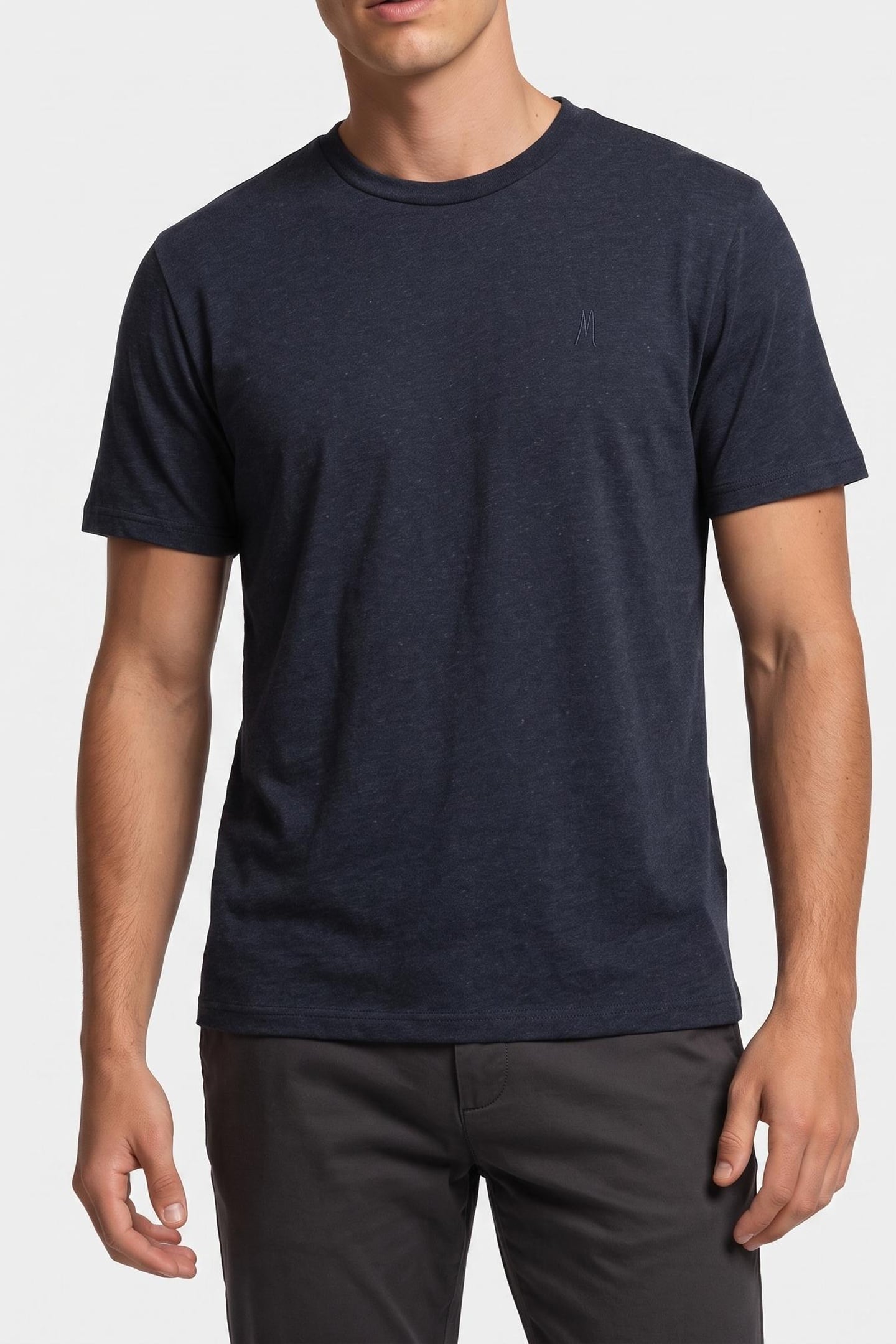 CN SS TEE WITH EMBRO NAVY SEA 1