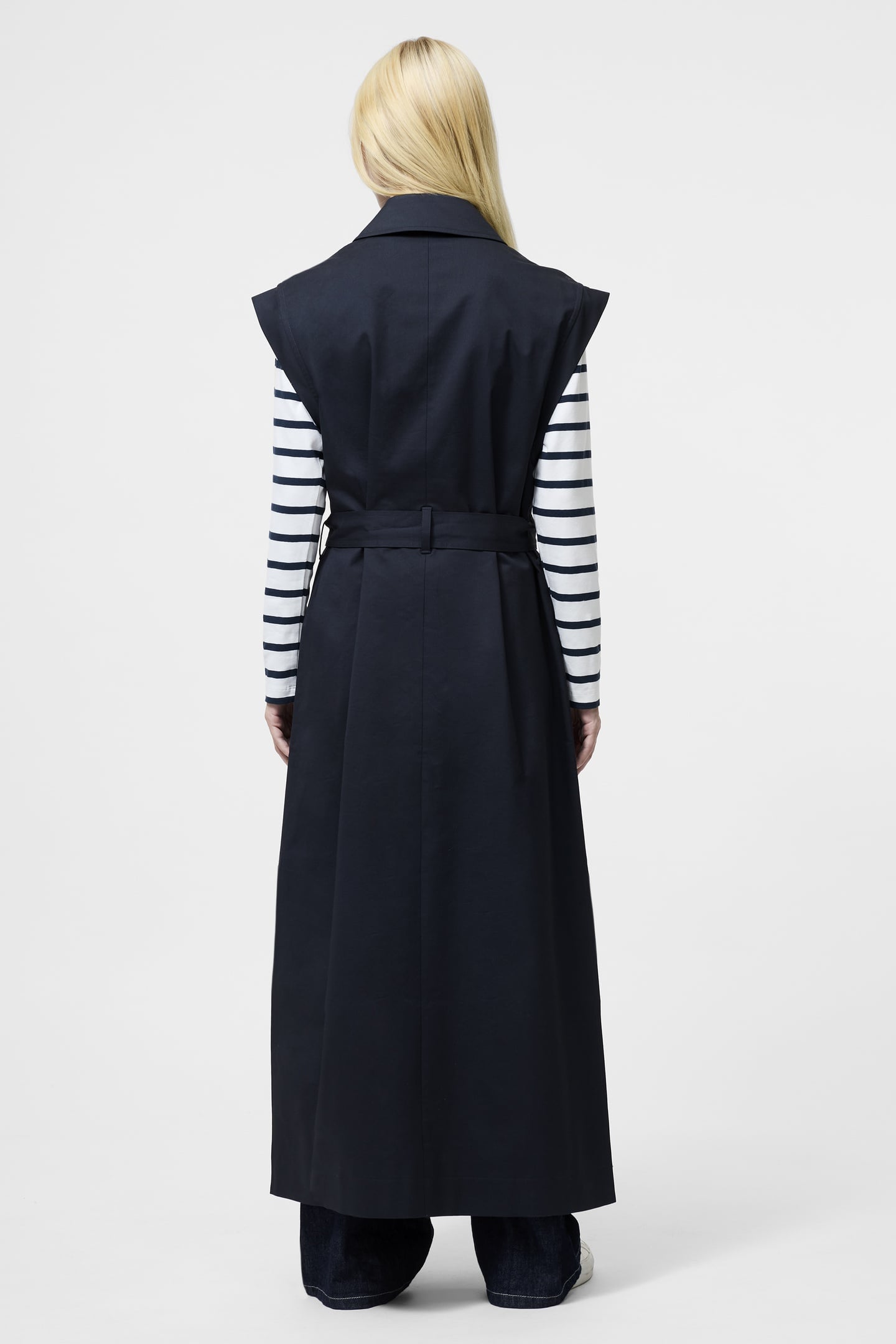 DANBY SLVLSS TRENCH COAT NAVY NAVY 3