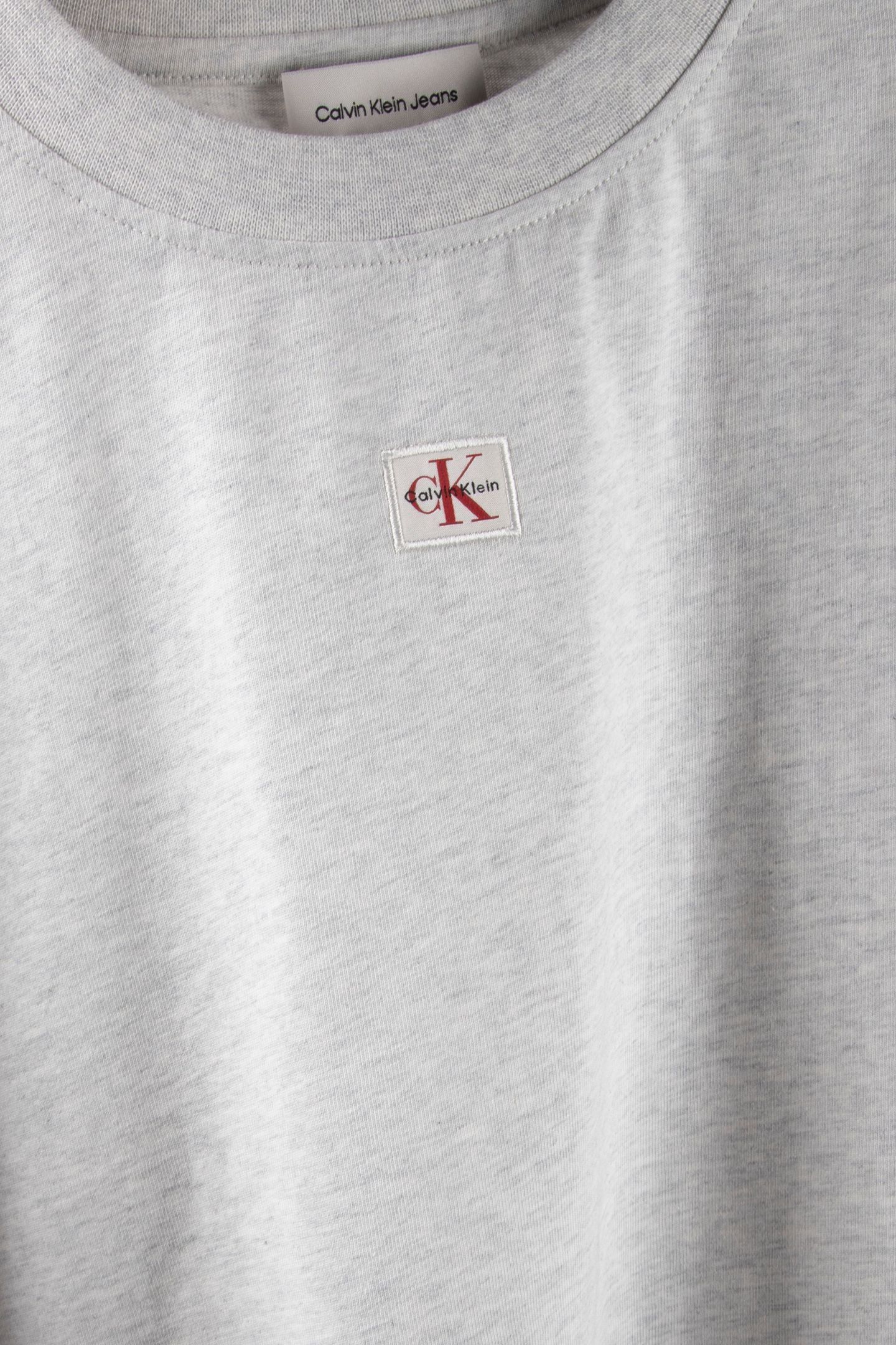 SHORT SLEEVE HERITAGE LABEL OVERSHIRT LIGHT GREY HEATHER 4