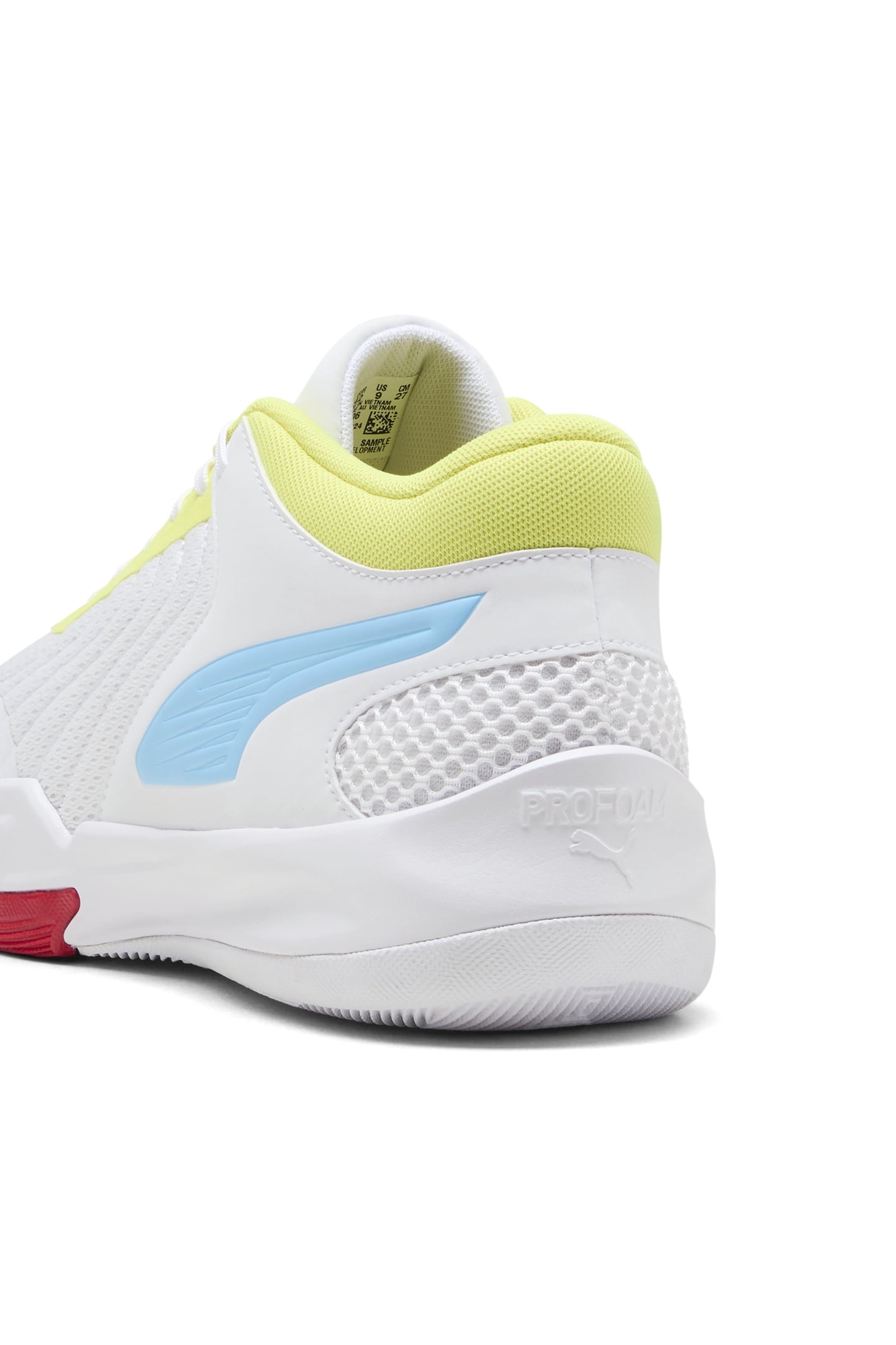 UNISEX COURT PRO 2 WHITE-VIBRANT BLUE 4
