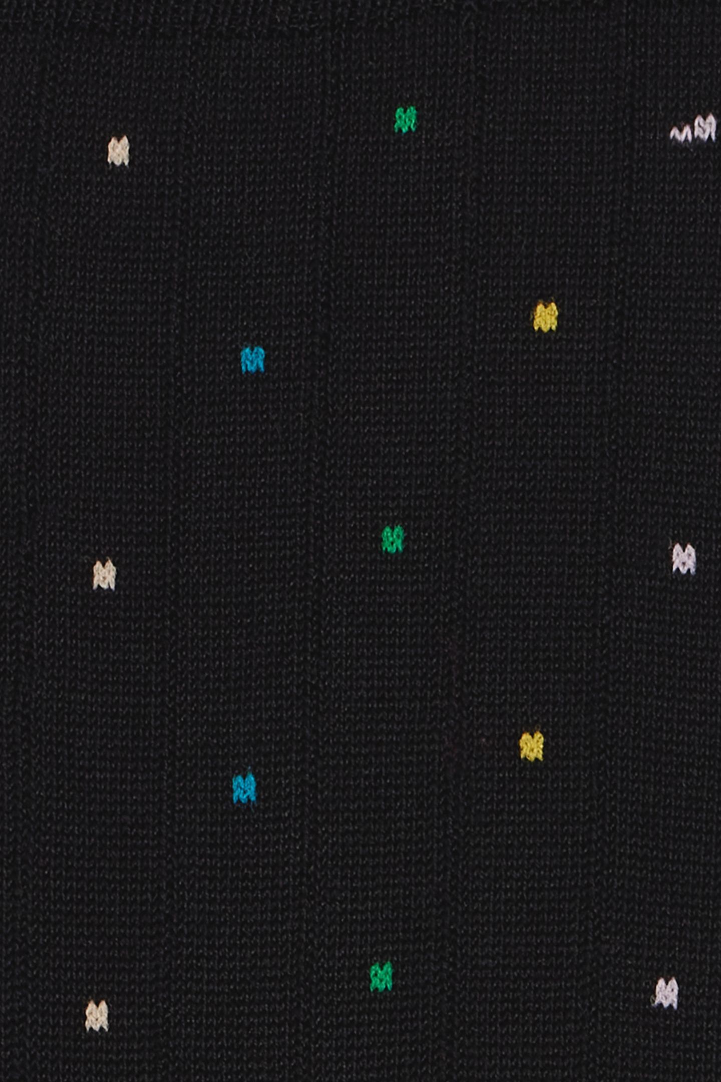 MEN SOCK SIGNATURE DOT BLACK 5