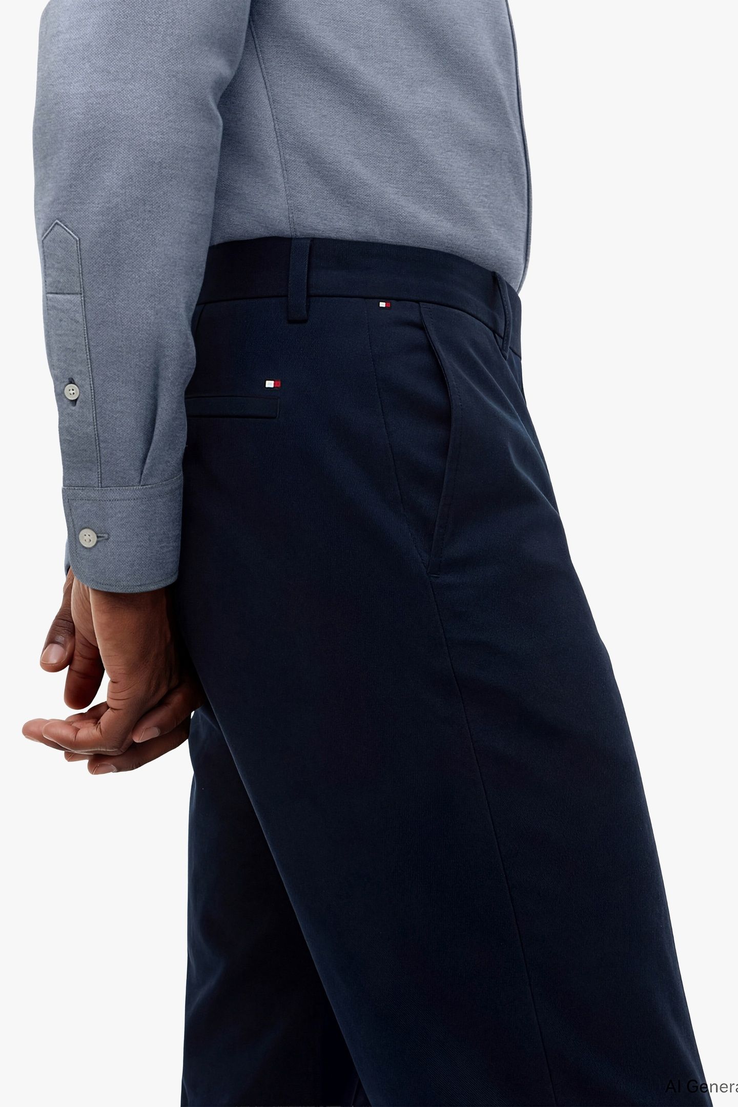 DENTON KNIT TECH CHINO NAVY BLUE 5