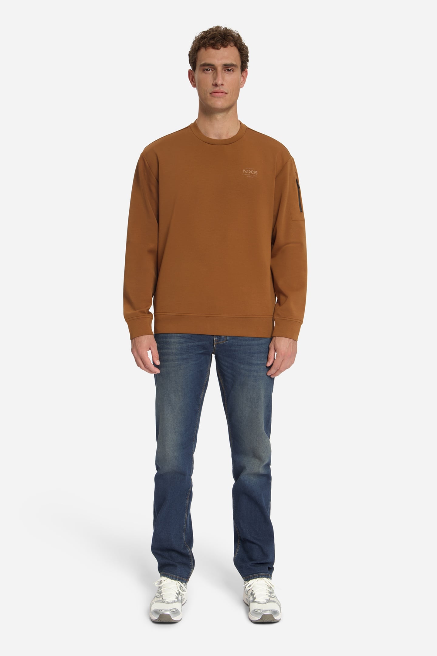 SWEATER CREWNECK CARAMEL 2