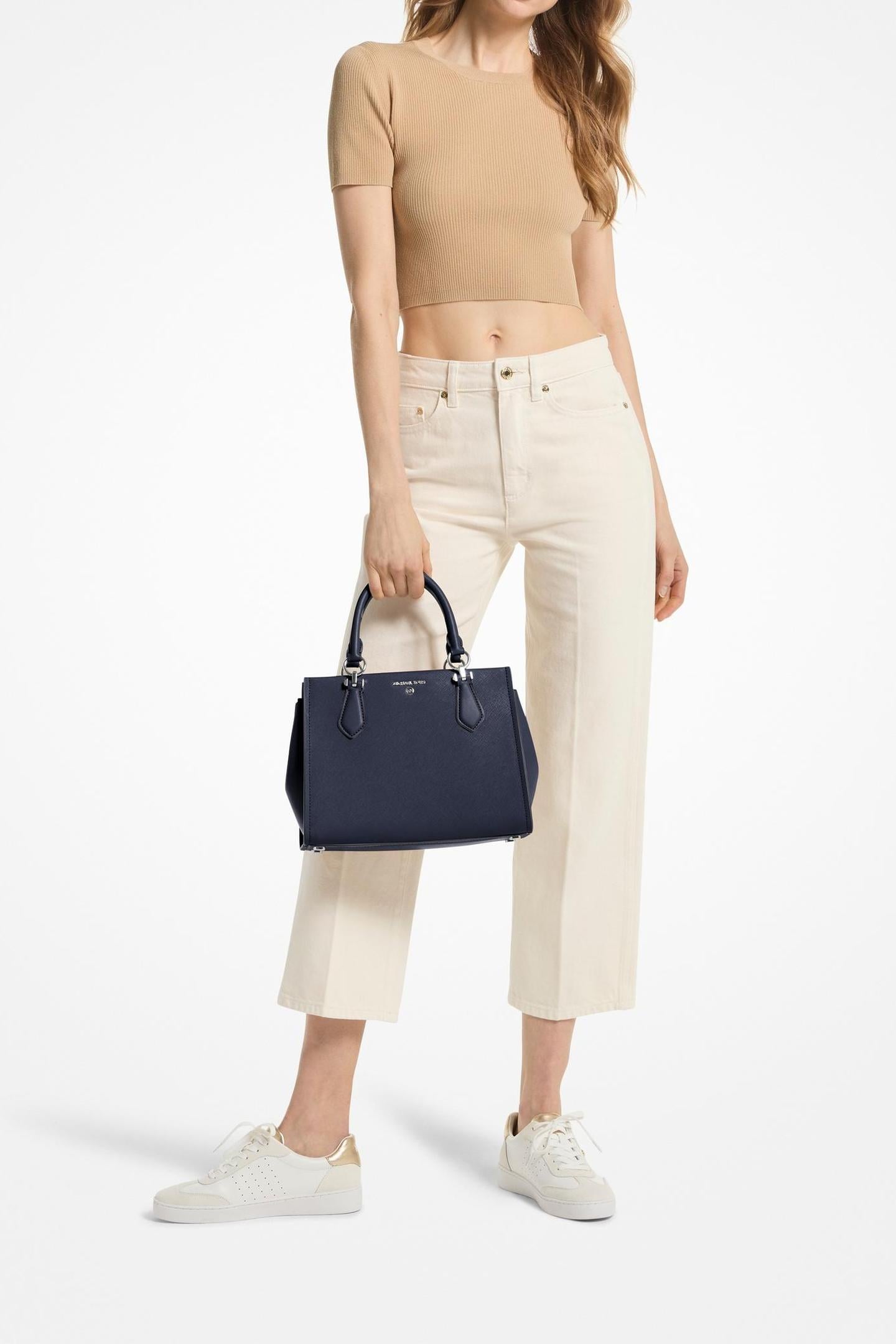 MEDIUM SATCHEL NAVY 4